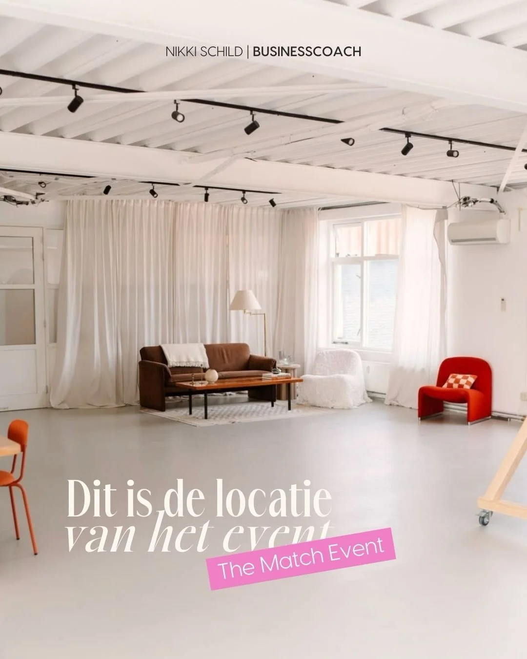 In het midden van het land, op loopafstand van het treinstation en goed aan te rijden met de auto&hellip;

De locatie van het The Match Event is: @club.malo! 🤩🪩

Het is preci&eacute;s wat ik voor ogen had, want ik kan hier alle kanten mee op en zo 