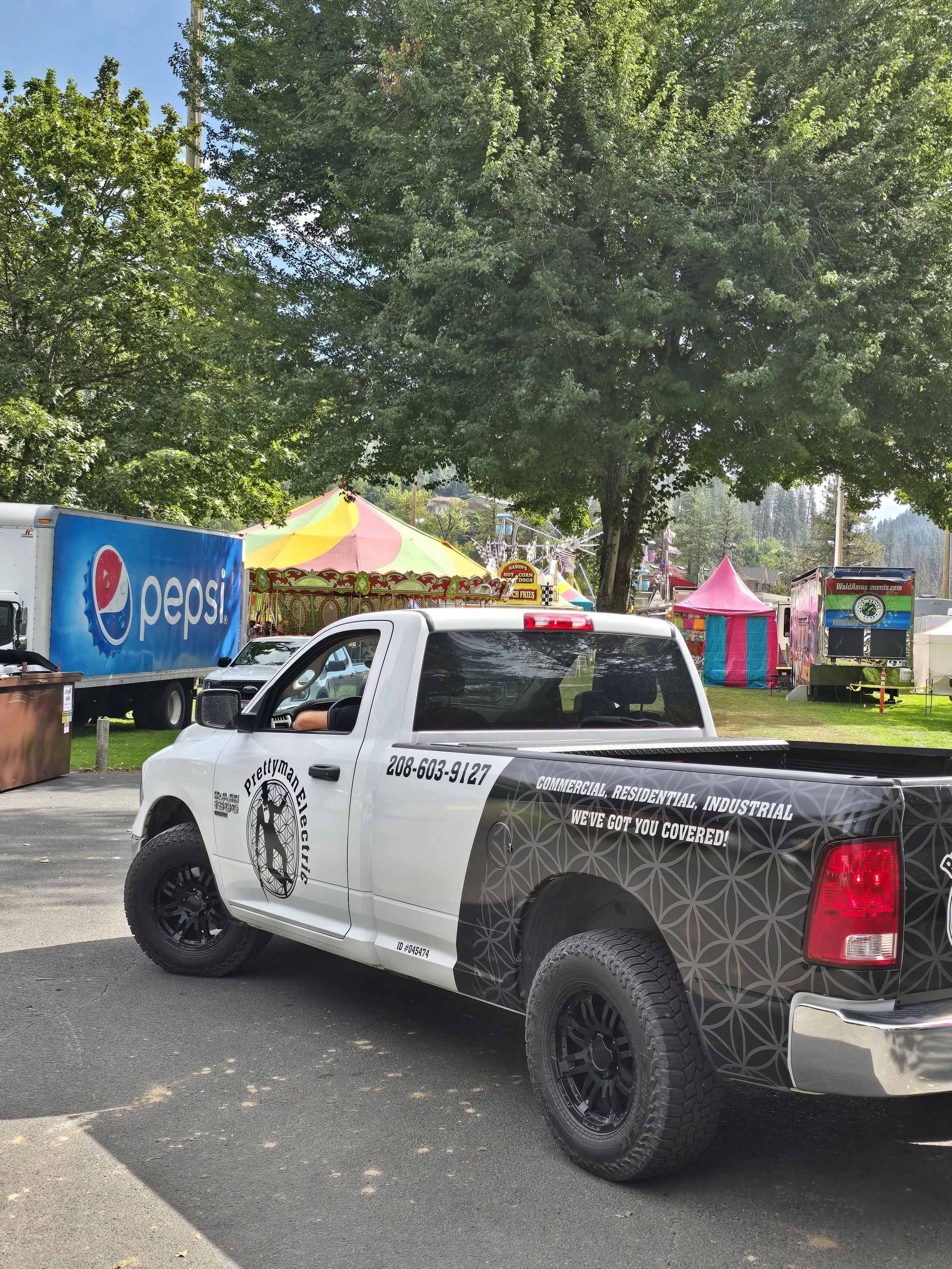Orofino Carnival — temporary power for a safe fair