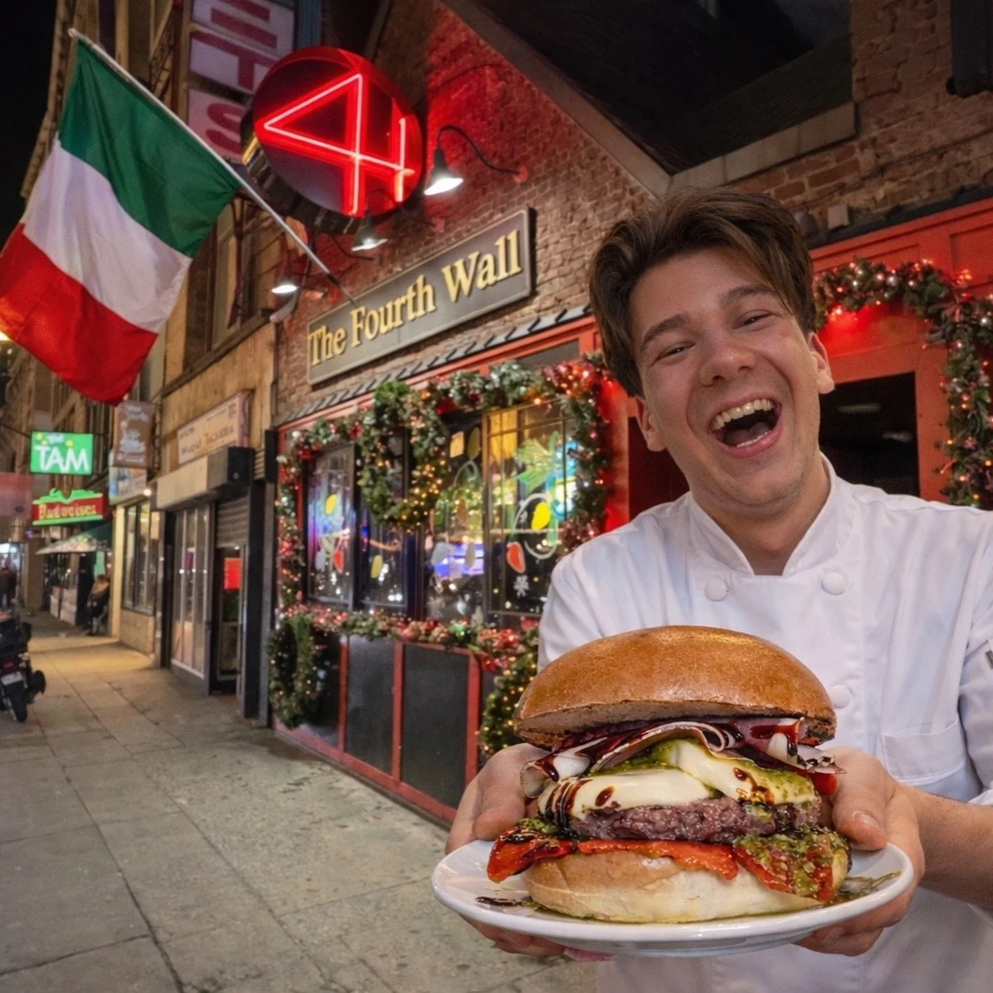 🍔Burger of the Week 🍔 &ldquo;The North End&rdquo;

Single patty, fresh mozzarella, nut free pesto, roasted red peppers, balsamic glaze, thinly sliced prosciutto on a brioche bun

while supplies last&hellip;..aka the entire week

#BostonEats #boston