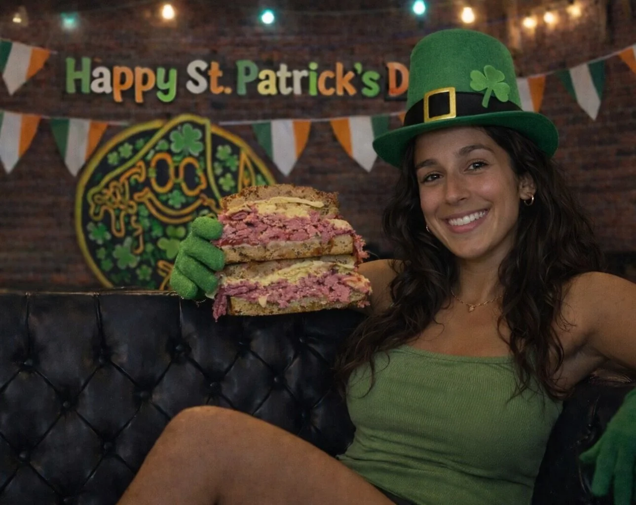🍀St Patrick&rsquo;s Burger Special 🍀 &ldquo;Classic Rueben&rdquo;

corned beef, swiss cheese, sauerkraut, rye bread russian dressing

while supplies last&hellip;..aka the entire week

#BostonEats #bostonbars #boston #bostonfoodies #latenighteatsbos