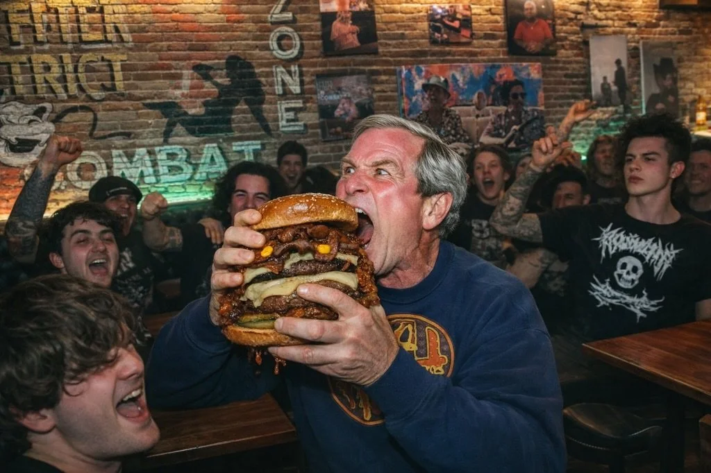 🍔 Burger of the Week 🍔 &ldquo;Chili Cheese&rdquo;

double patty, pickled jalape&ntilde;os, aged cheddar cheese, crispy bacon, smothered in chili on a sesame bun

take a bite and let ur stomach rage 🤯

#BostonEats #BostonFoodies #TheatreDistrictBos