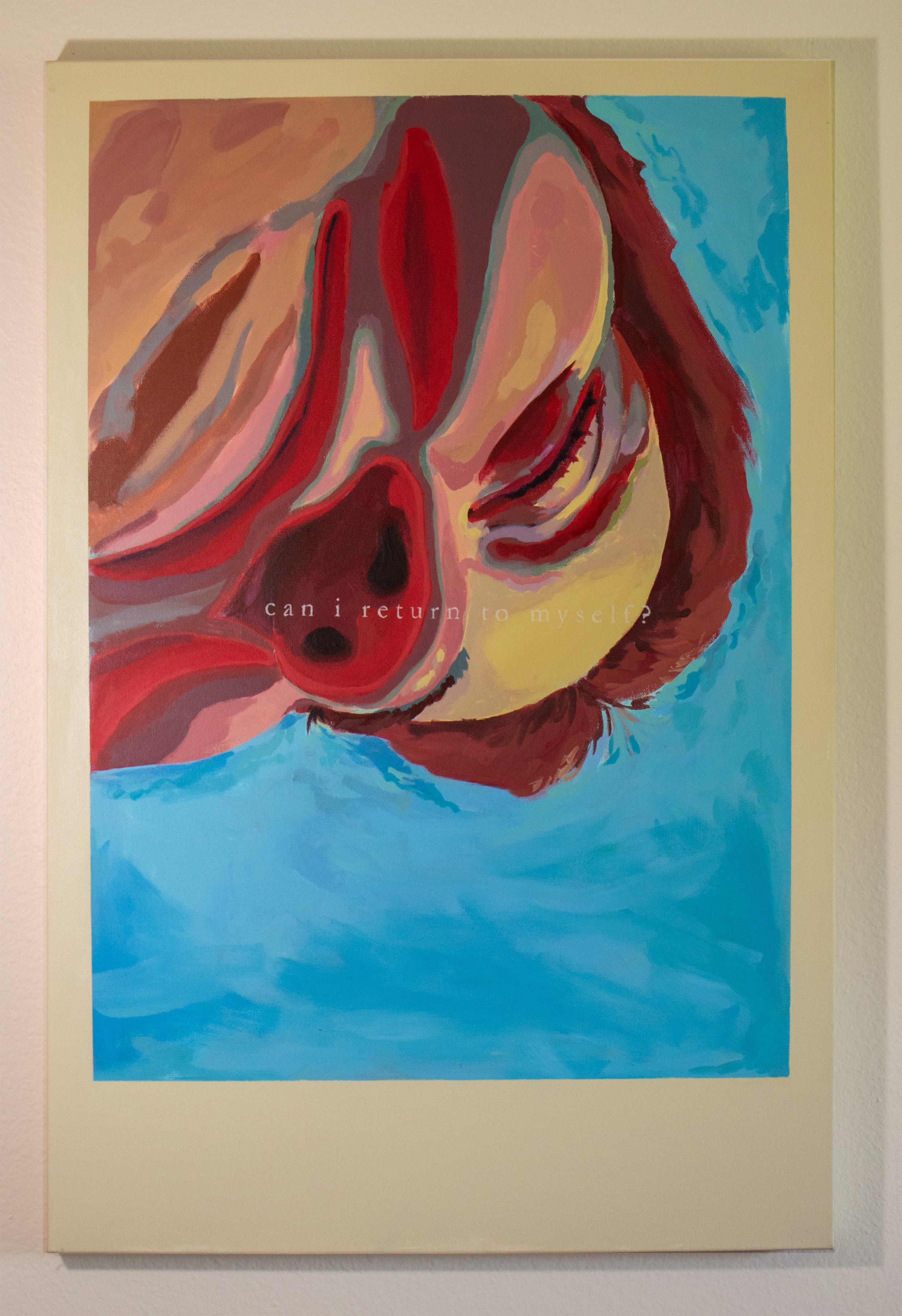 can i return to myself?, acrylic on canvas, 2024