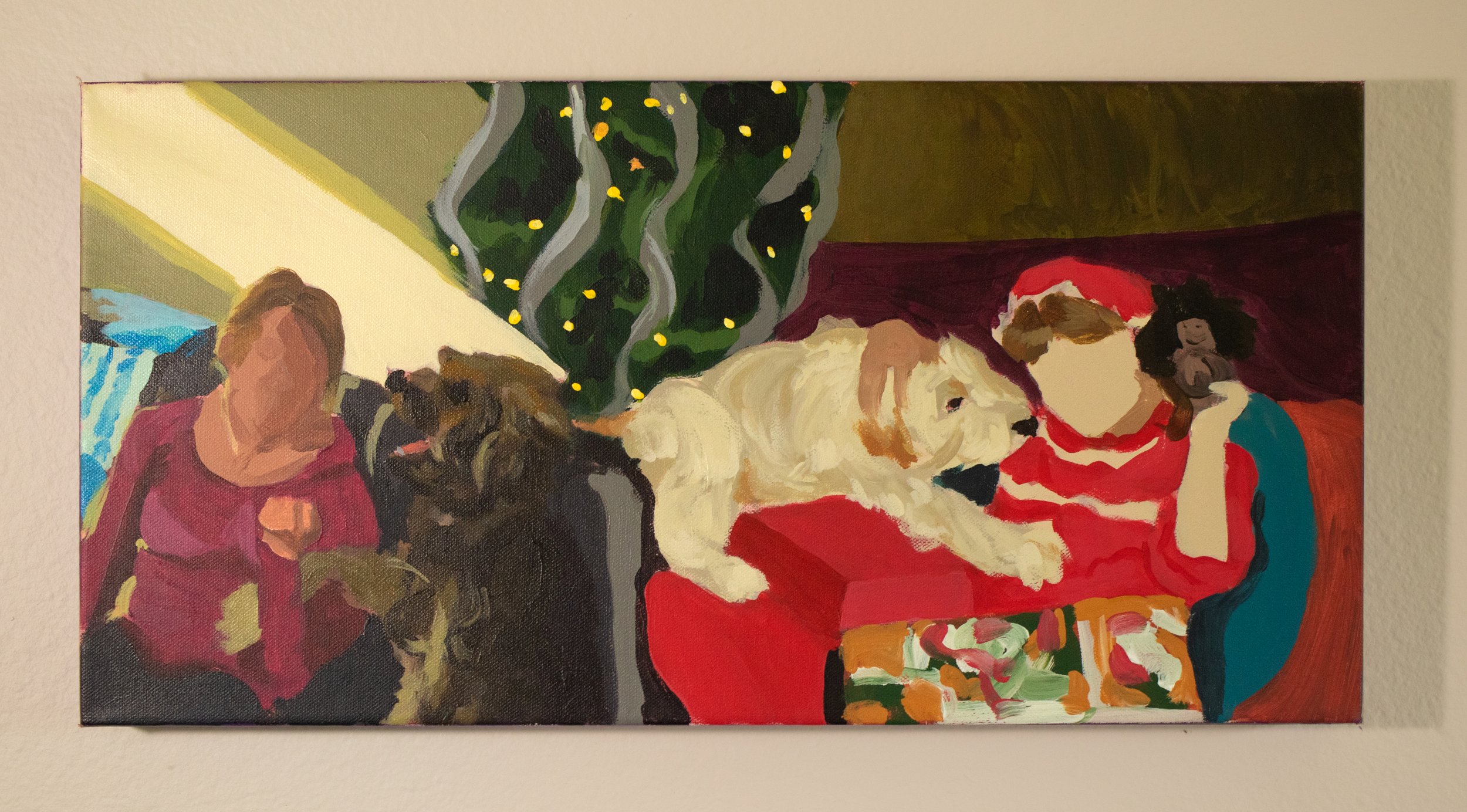 Rocky, acrylic on canvas, 2024