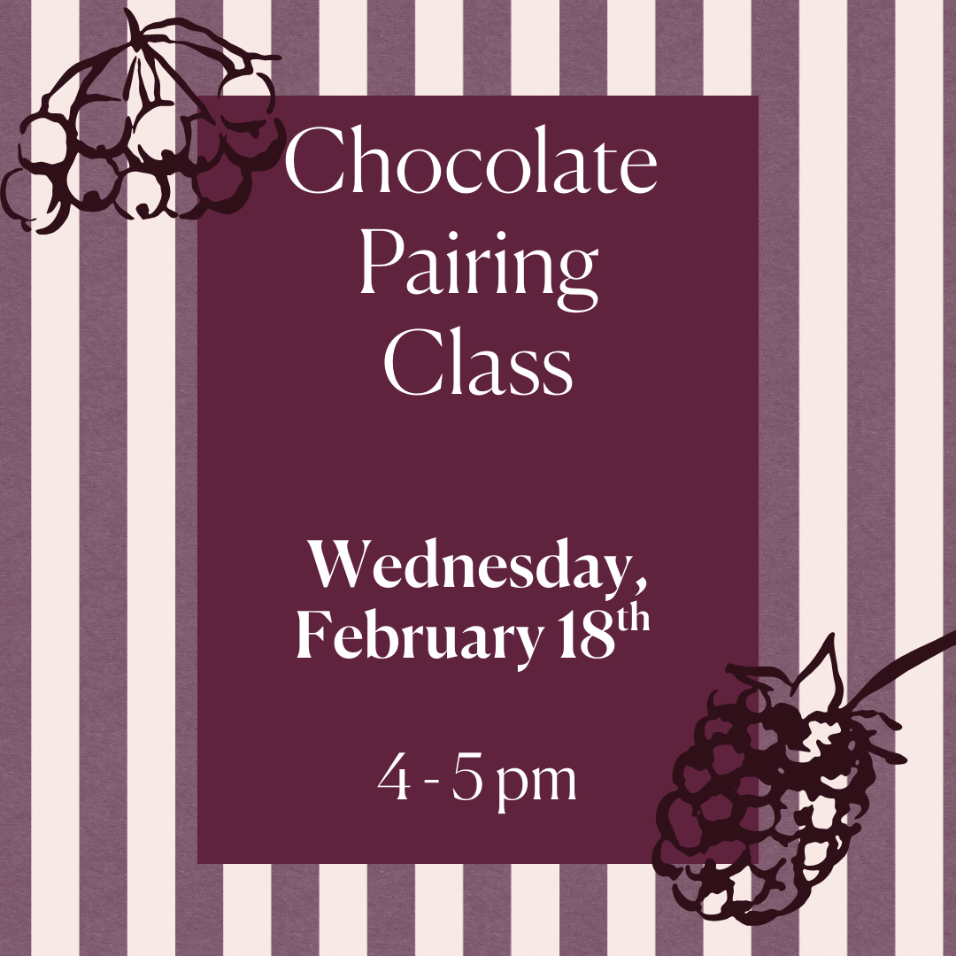 Chocolate Pairing Class