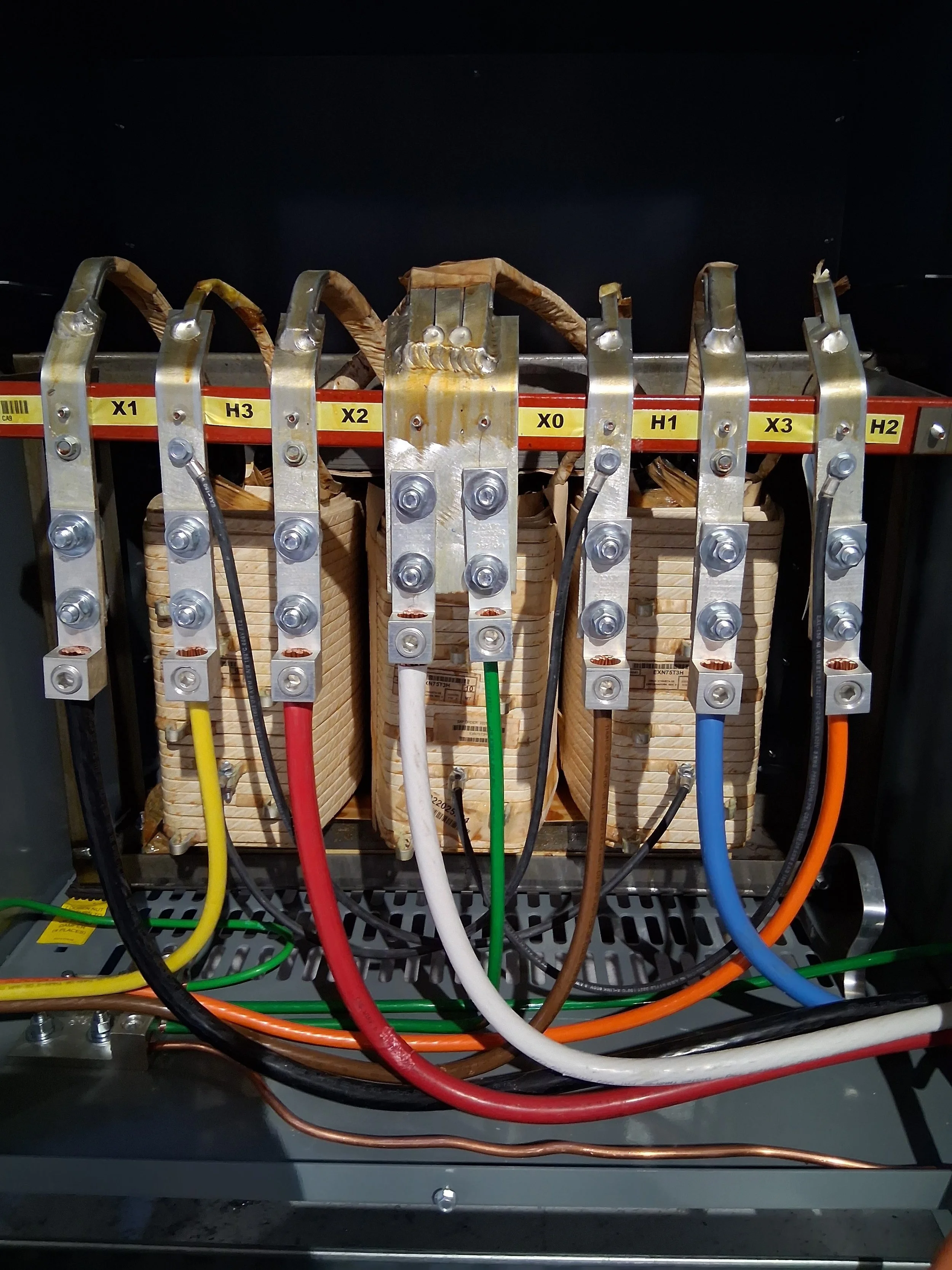 480v to 120v transformer make-up
