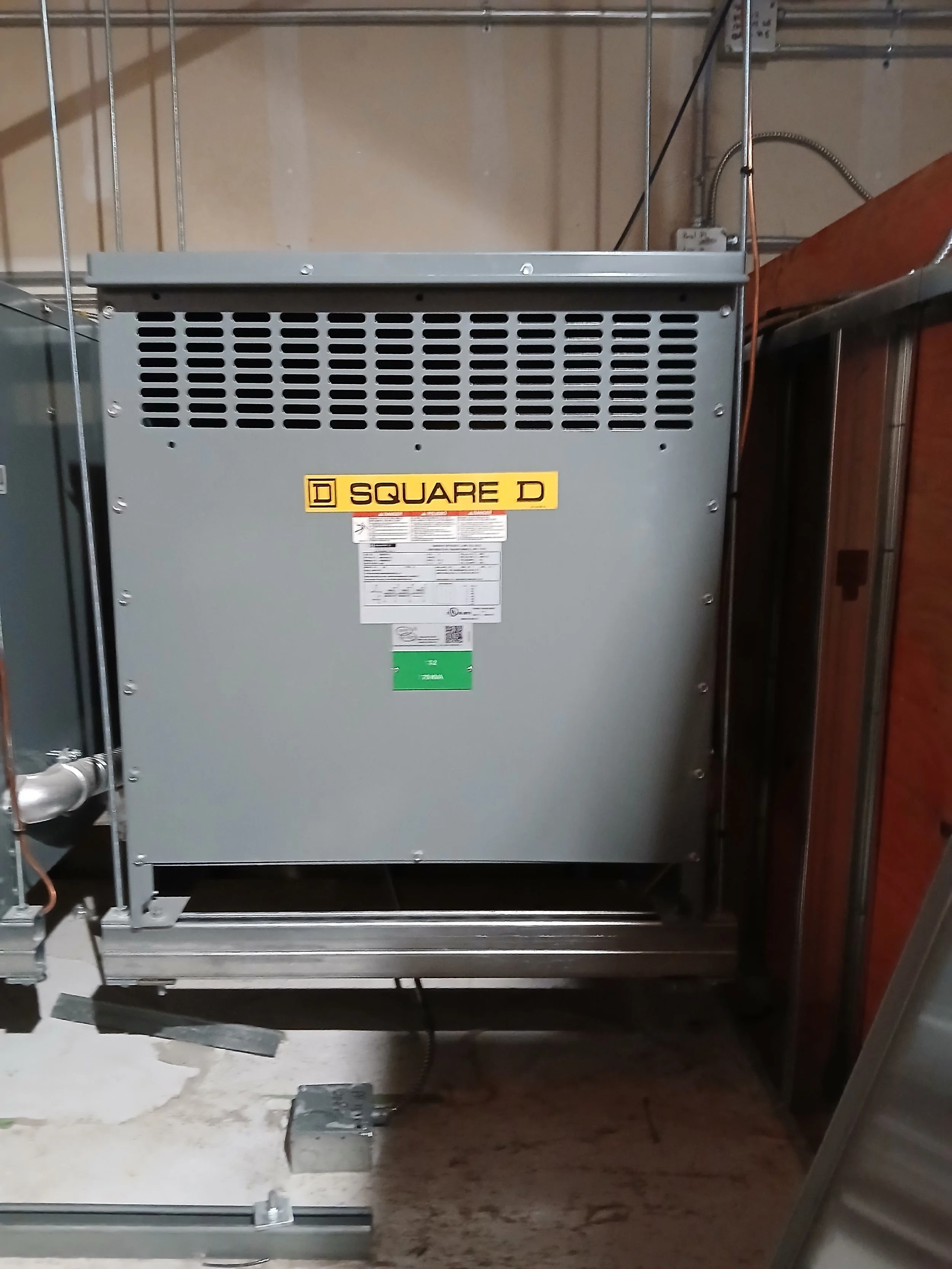 Transformer install - Restaurant