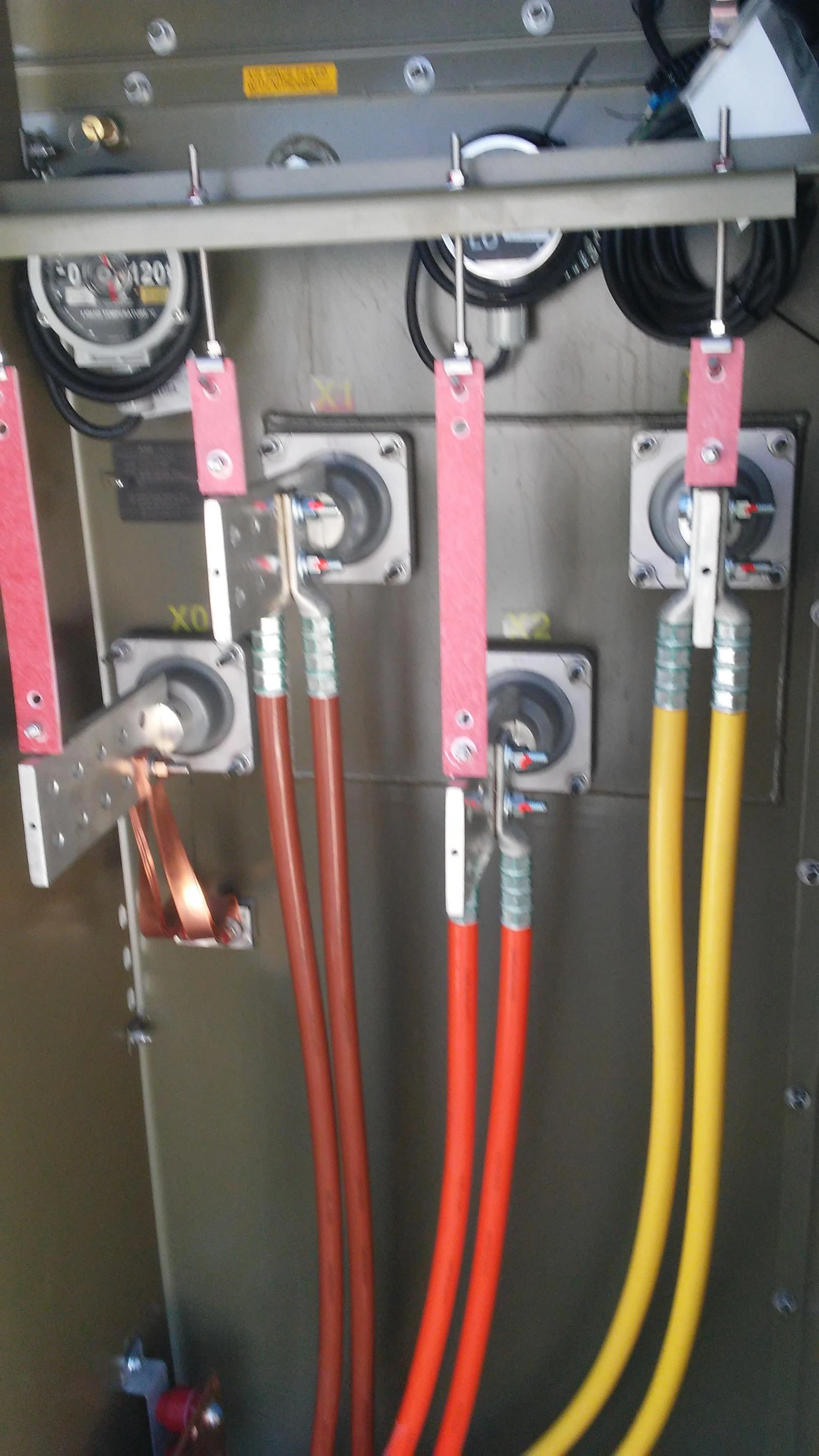 12,470V to 480v transformer terminations