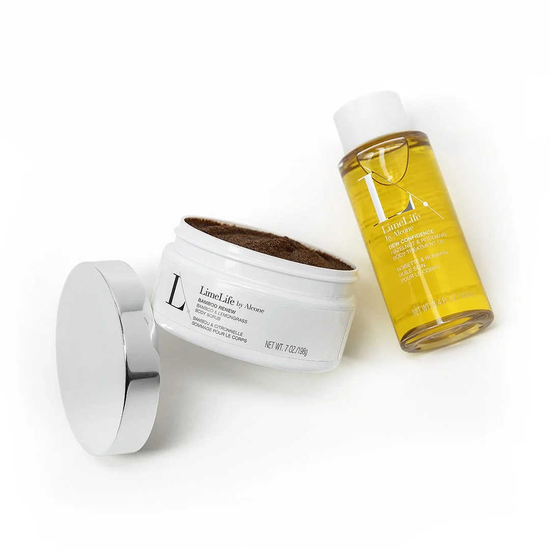 body scrub & pet bottle with orifice reducer