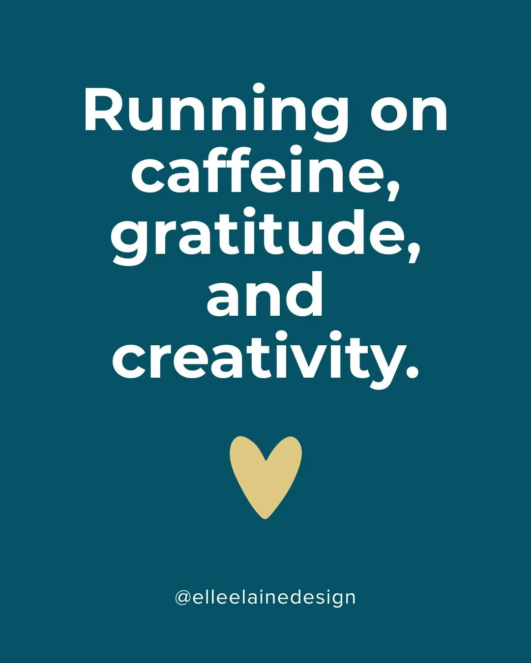 What keeps you running at this time of year?

☕🥰🎨