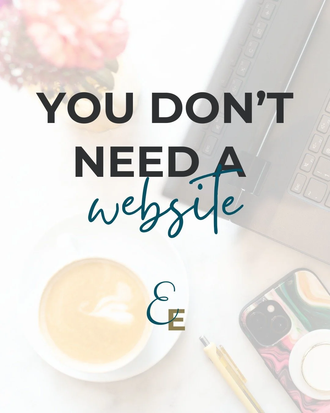 Hot take (maybe) from a web designer: You don't need a website to start your business or even sign your first paying client.
 
Yes, I truly believe this. I signed my first client from a networking event, and I know other service providers who've done