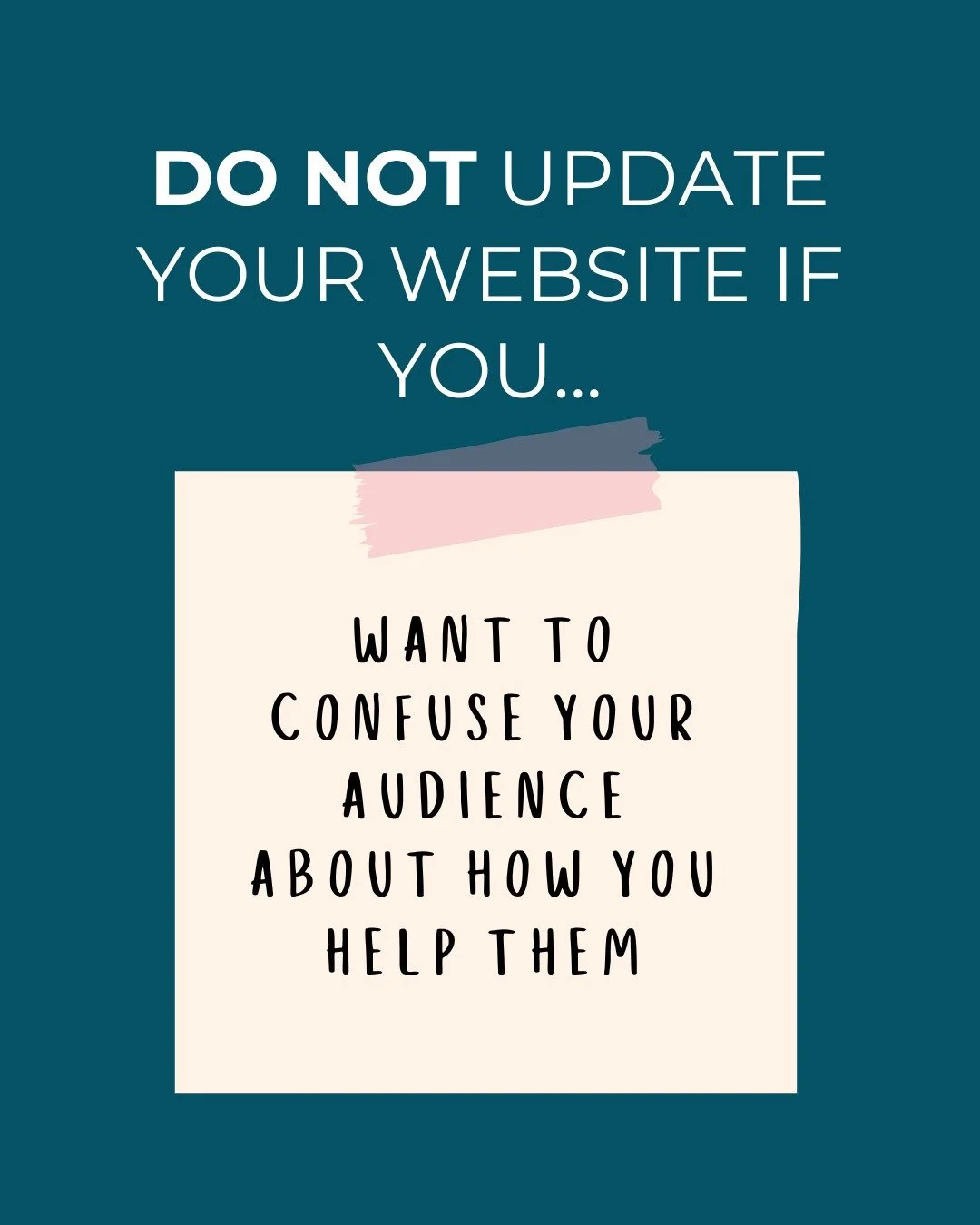 A question I get often is: 
When should I get a professionally designed website?

Here's my simple answer. It's when you know:

-WHO you serve
-HOW you serve them
-you no longer have time for manual marketing tasks

A GREAT website:
-Speaks to your i