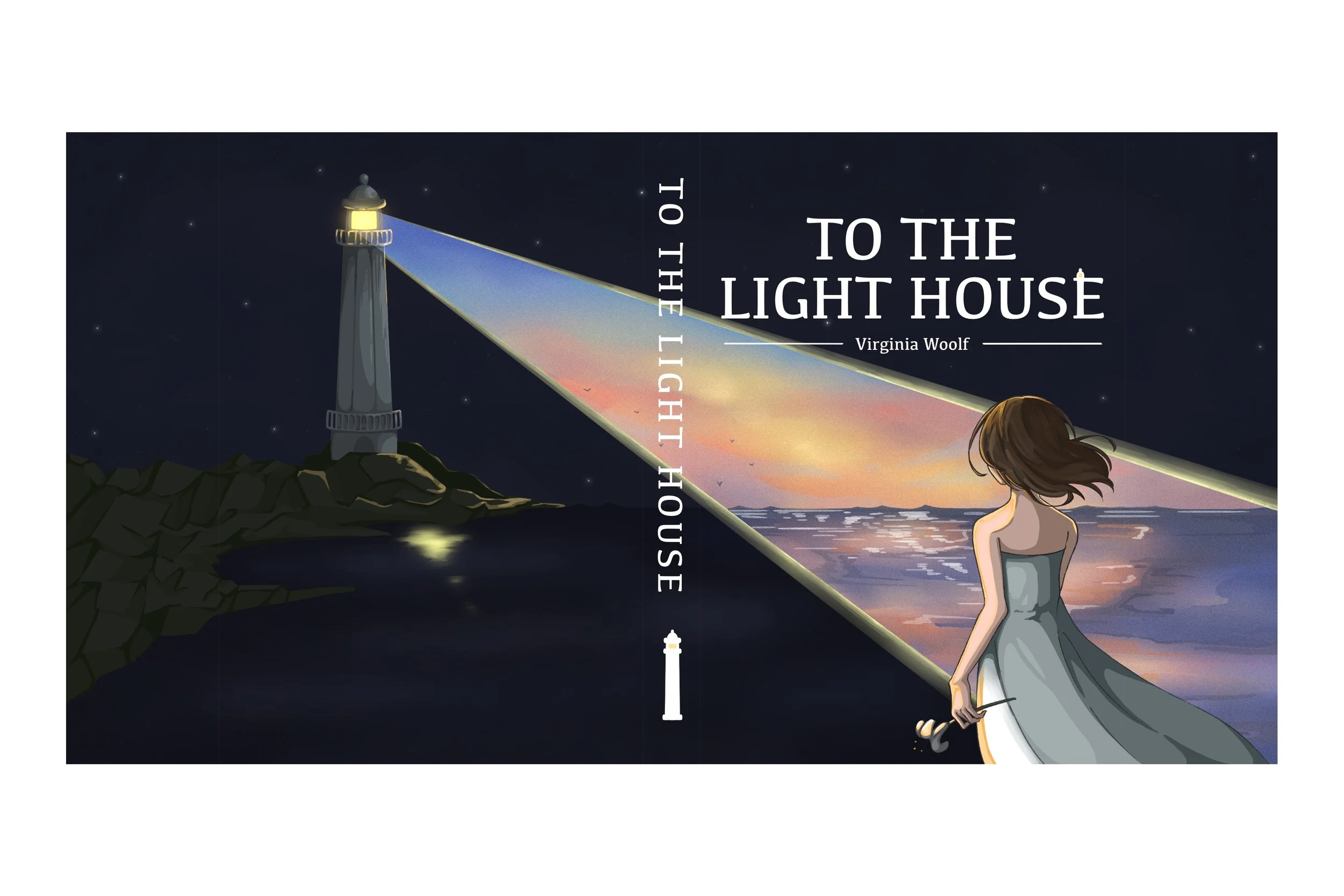 To the Light House Book Cover Design
(Digital Illustration)