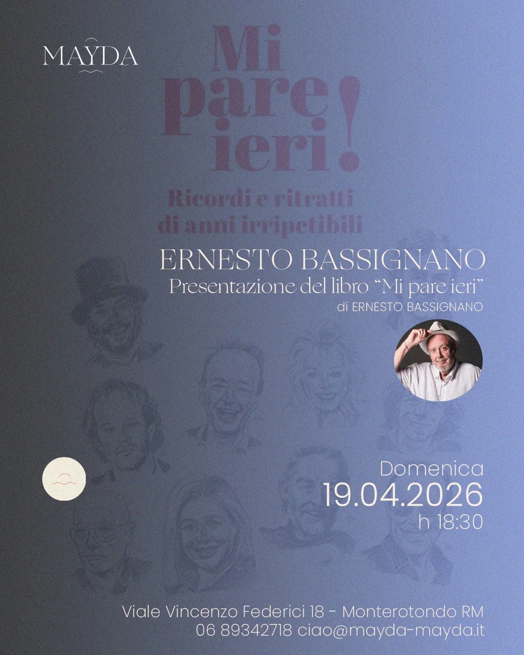PRESENTAZIONE DEL LIBRO            MI PARE IERI                                        di ernesto bassignano