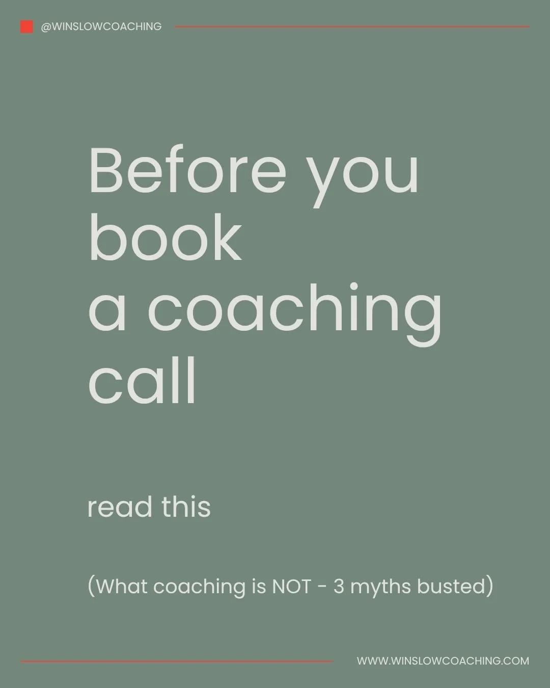 If you&rsquo;ve been curious about coaching but something&rsquo;s been holding you back, his one&rsquo;s for you.

I hear the same hesitations a lot. &ldquo;I&rsquo;m not sure I need it.&rdquo; &ldquo;Is it like therapy?&rdquo; &ldquo;Will someone ju
