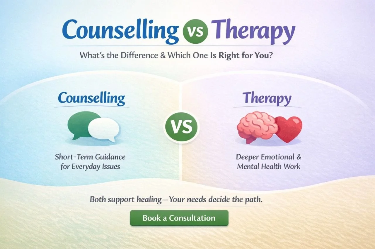 What Is the Difference Between Counselling and Therapy?