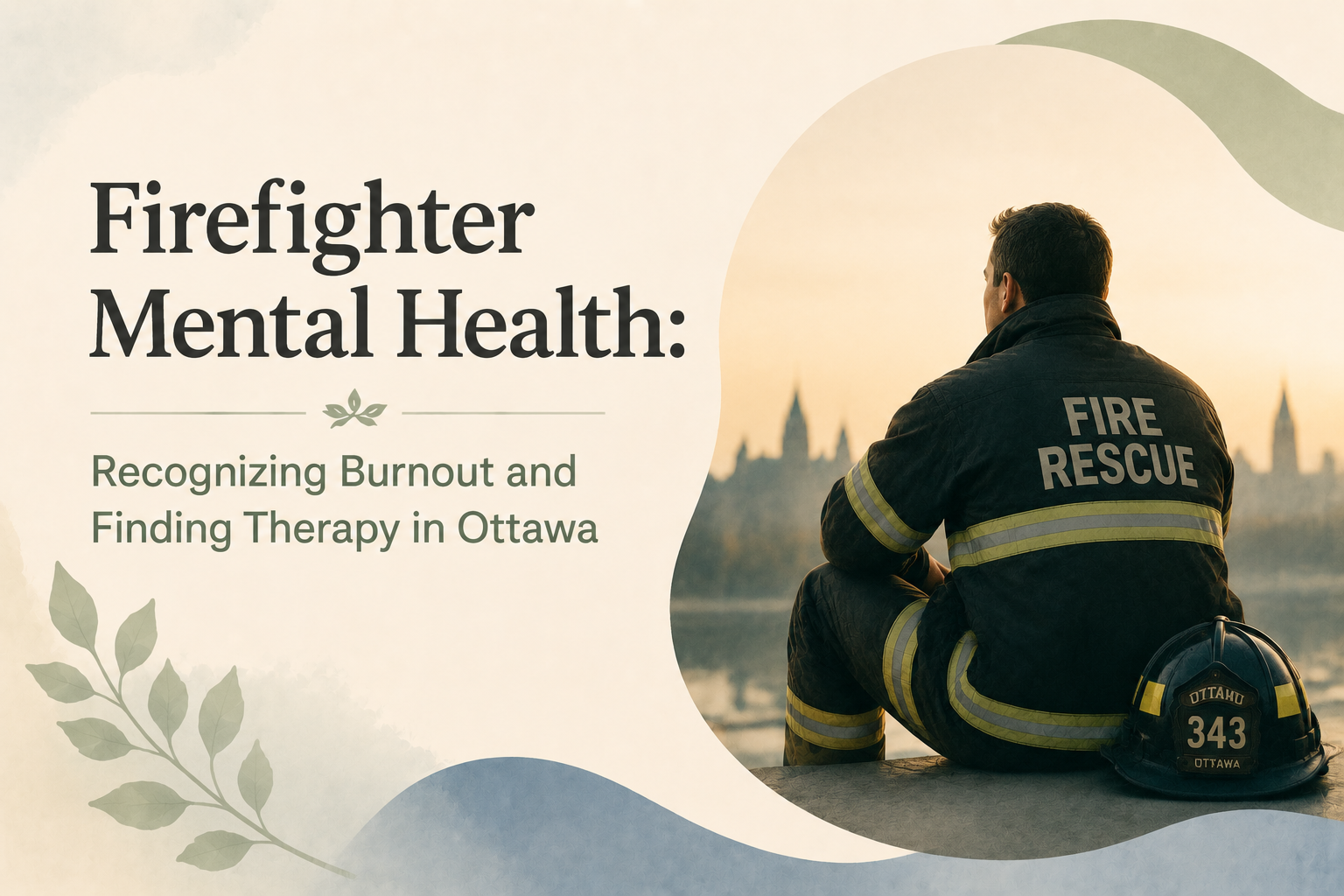 Firefighter Mental Health: Recognizing Burnout and Finding Therapy in Ottawa
