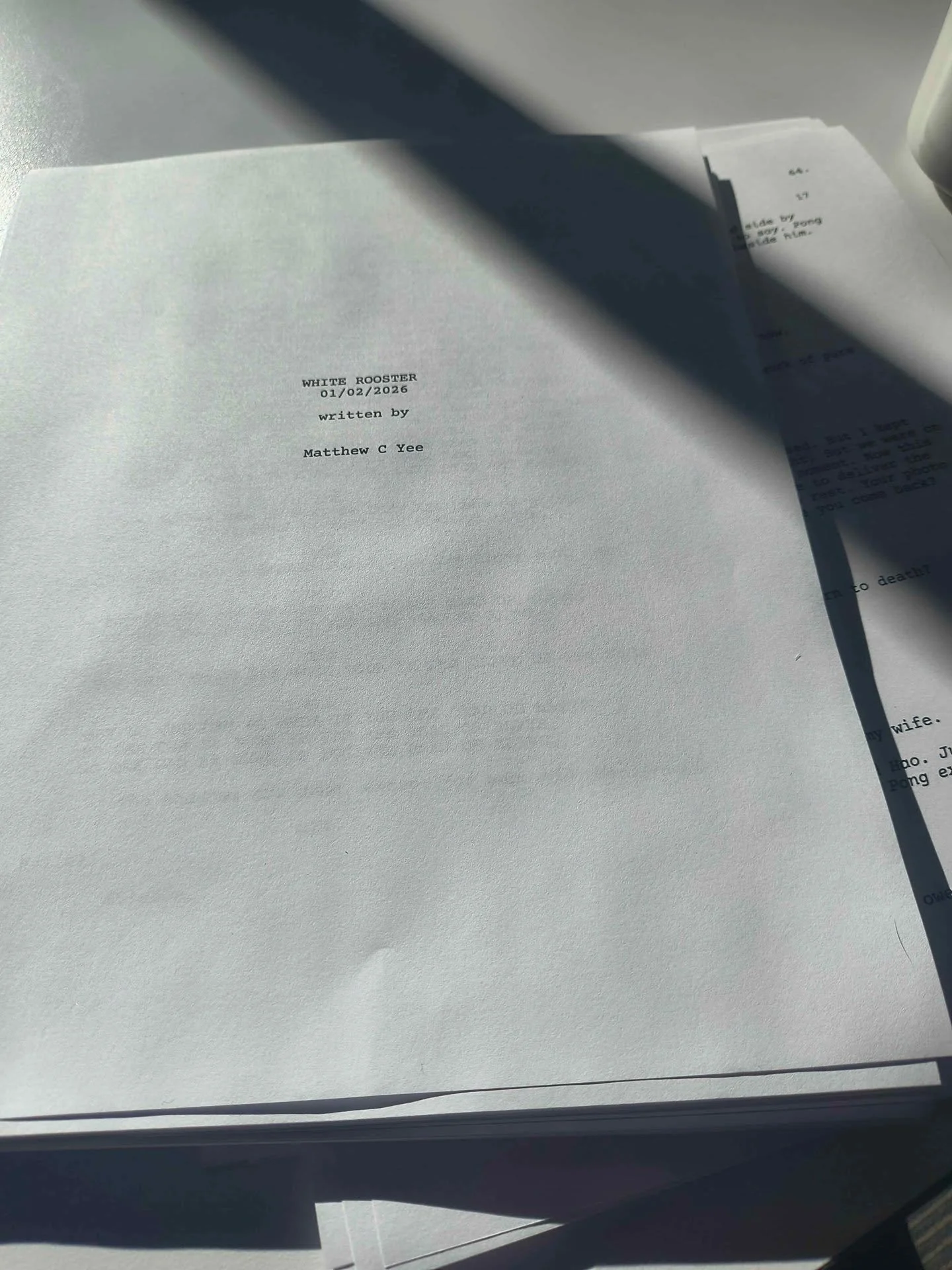 We're excited to join Lookingglass Theatre for their first show of the season, White Rooster!

SIO's Justin Cavazos will be sound designing this new folk tale and writing additional music to support playwright Matthew Yee's rock score.
*
*
*
#soundde