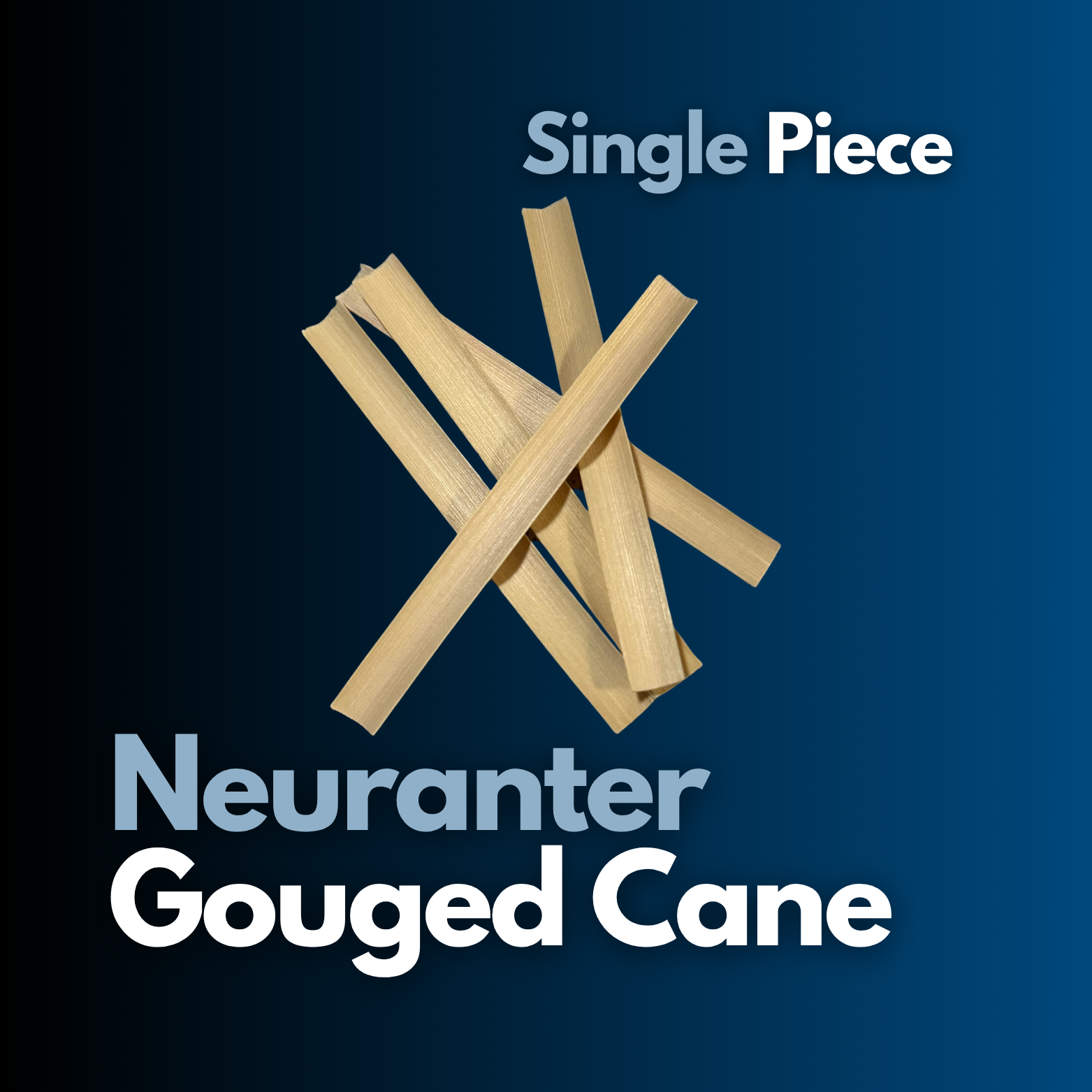 Neuranter Gouged Cane - Single Piece
