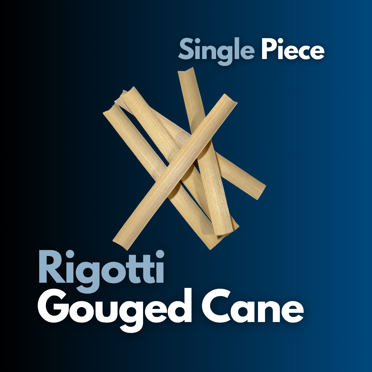 Rigotti Gouged Cane - Single Piece