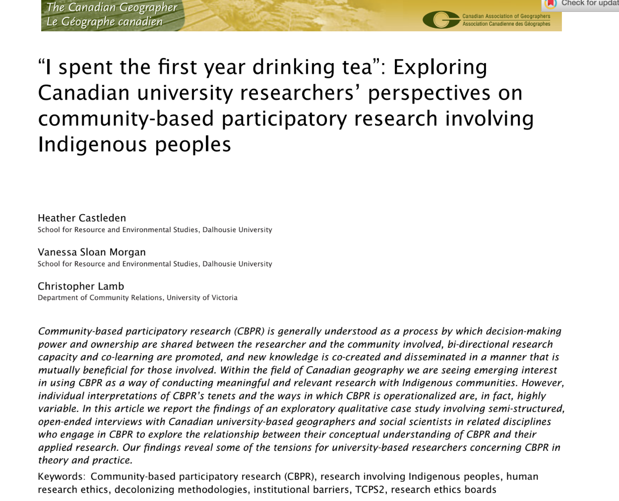 → Community Co-Design Research