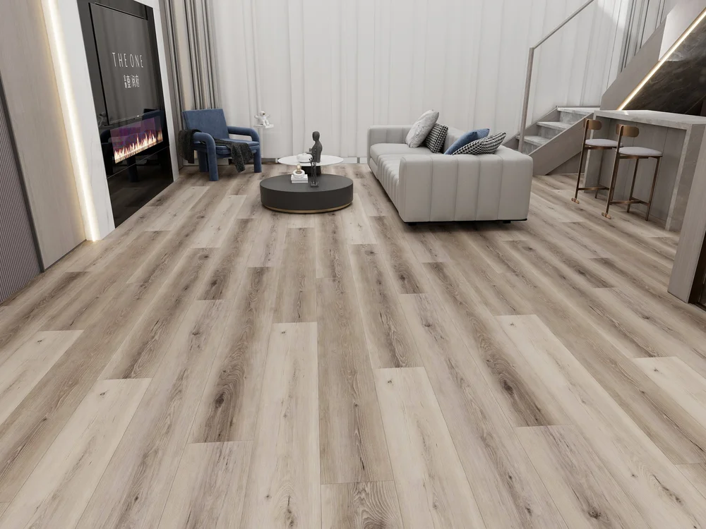 Room featuring Amboise laminate flooring