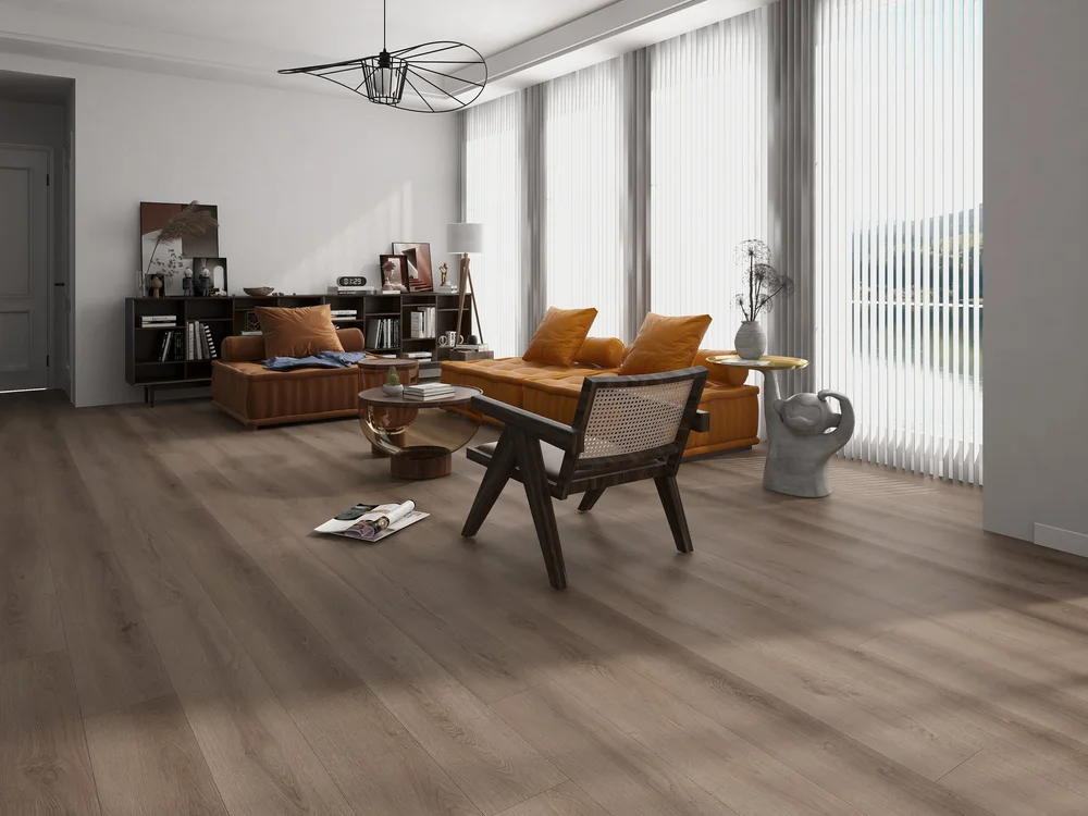 Room featuring Cande laminate flooring