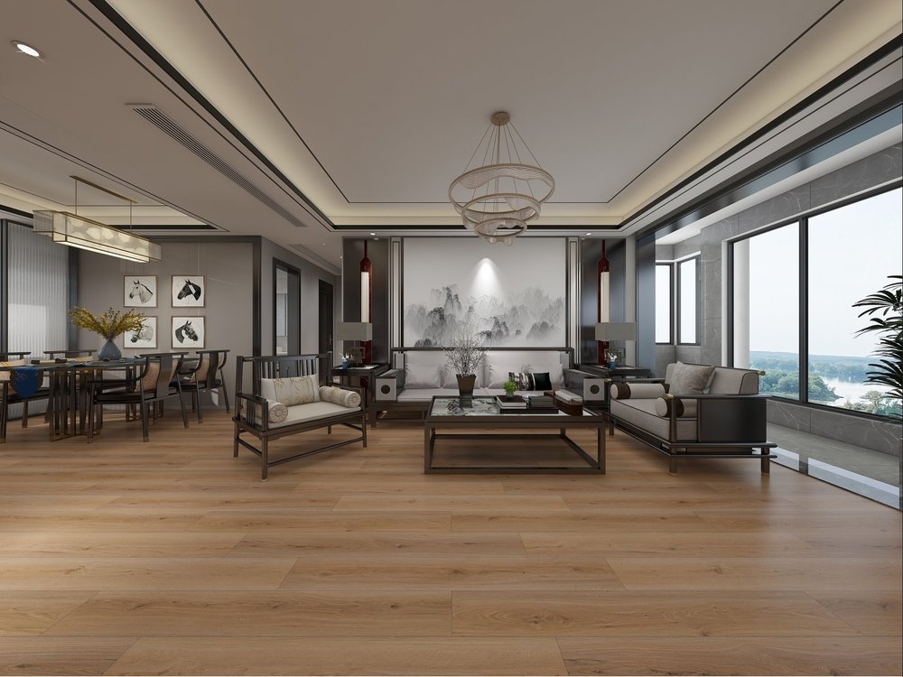 Room featuring Prague laminate flooring