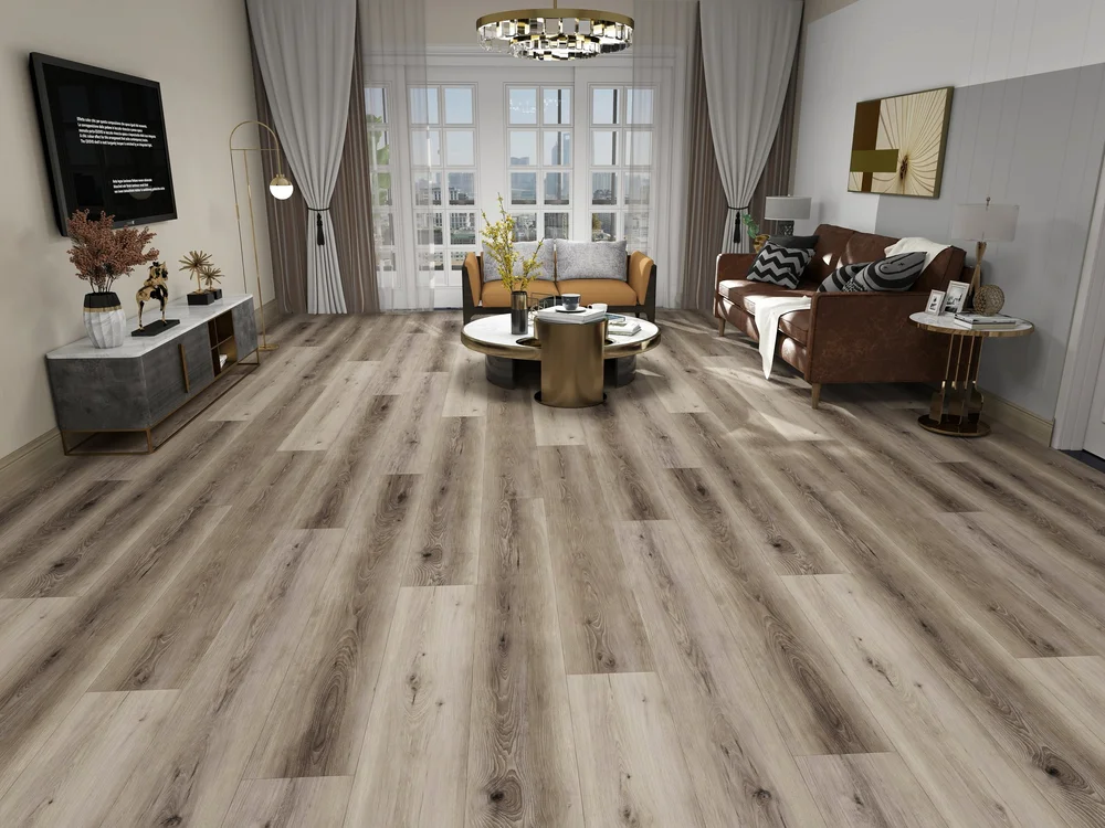 Room featuring Corte laminate flooring