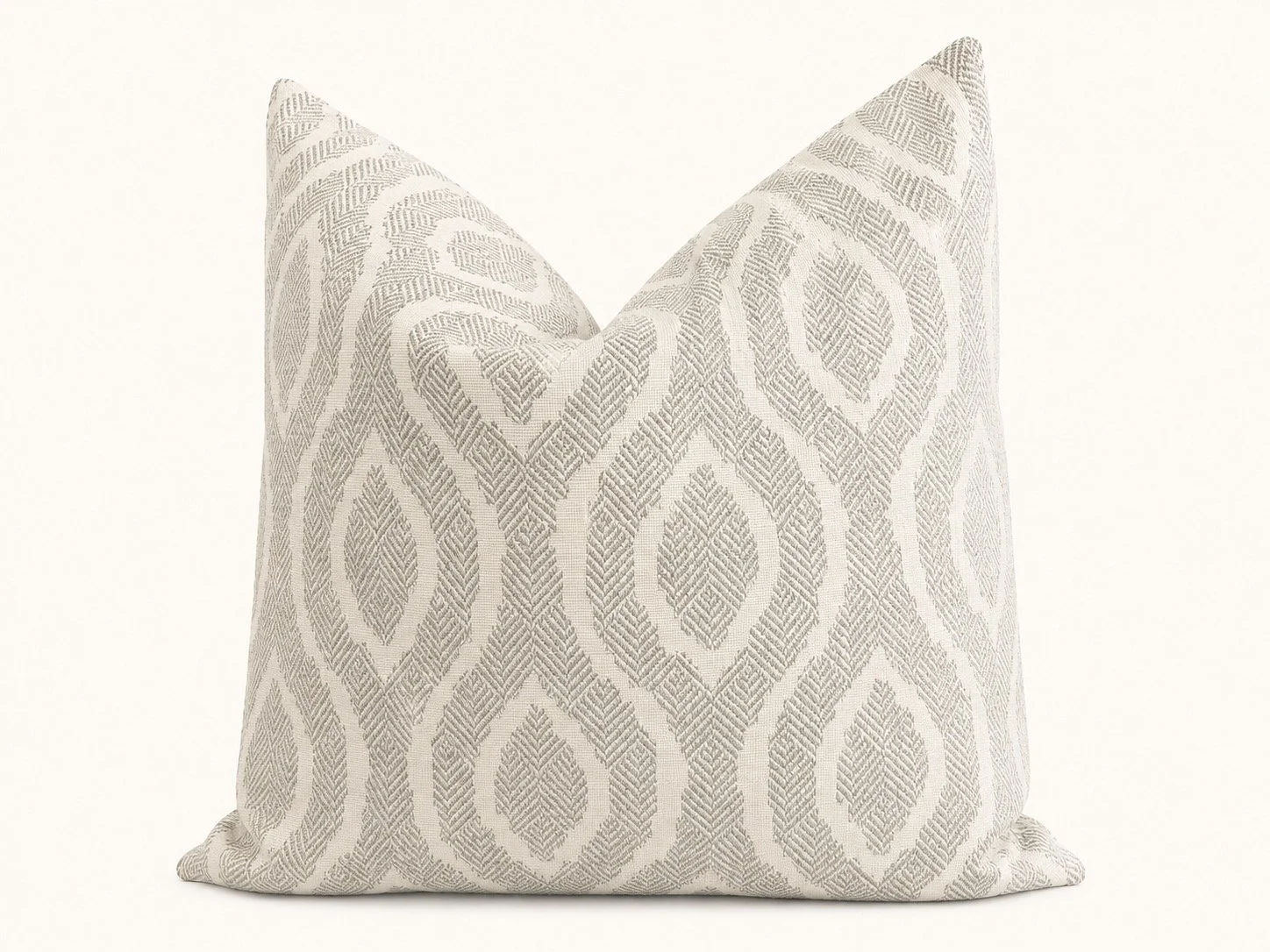 The "Ashen Elegance" Pillow Cover