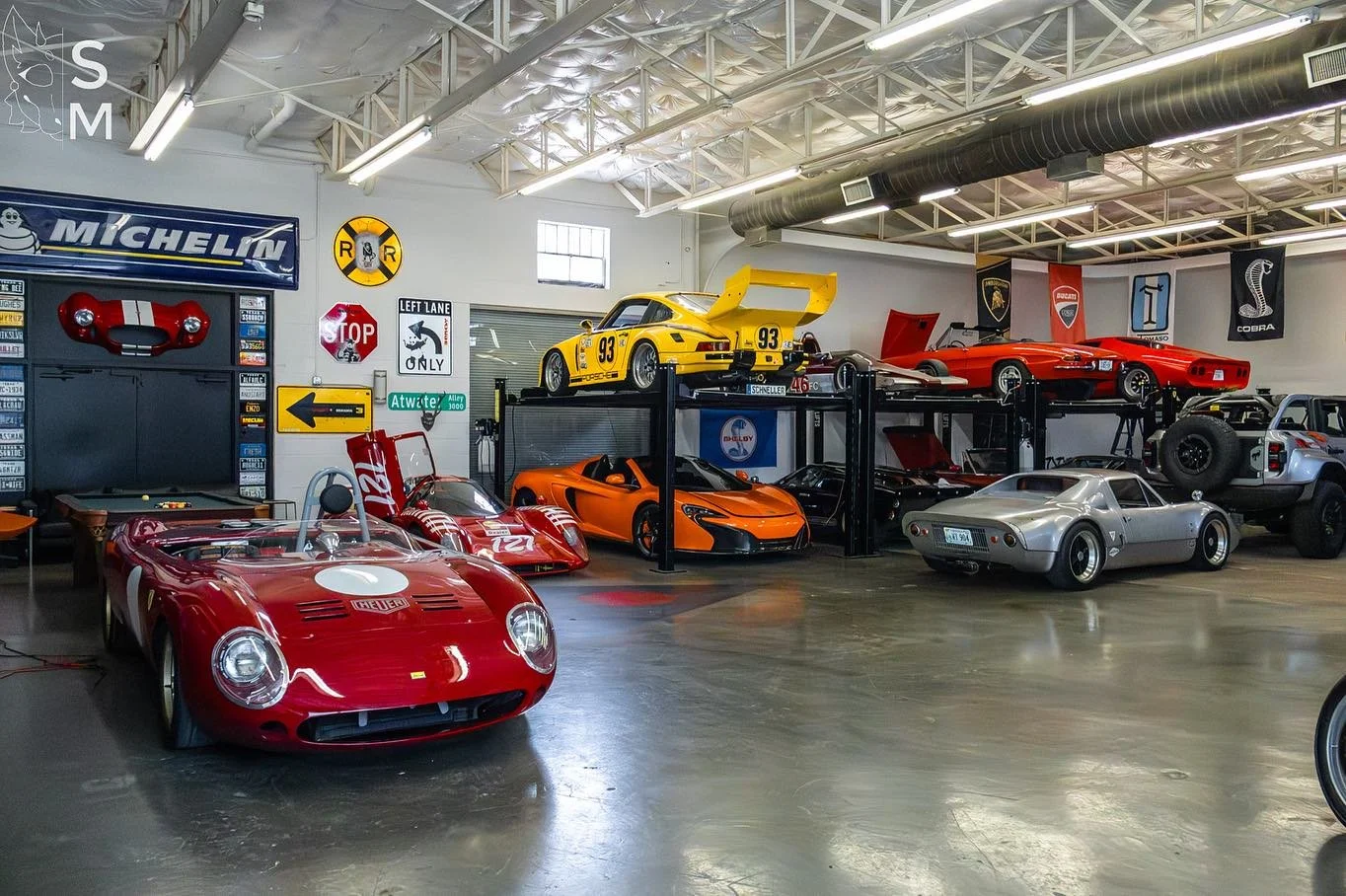 This is the dream one day. Having a garage full of some beautiful cars. 
-
I can post more then 10 photos now??? 
-
Big thanks to Mr Jim for letting me come take some cool photos of his garage :)!!! 
-
Owner: @jimhughes954 
-
Cars: Chevron B16, 1977 
