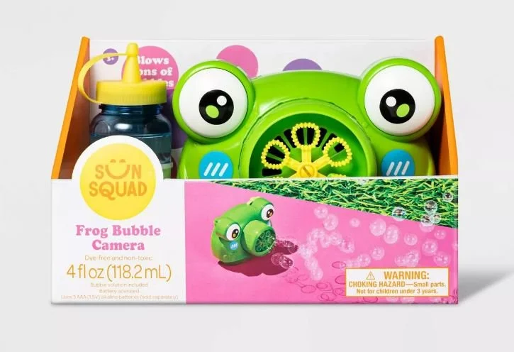 Adapted: Green Frog Bubble Camera