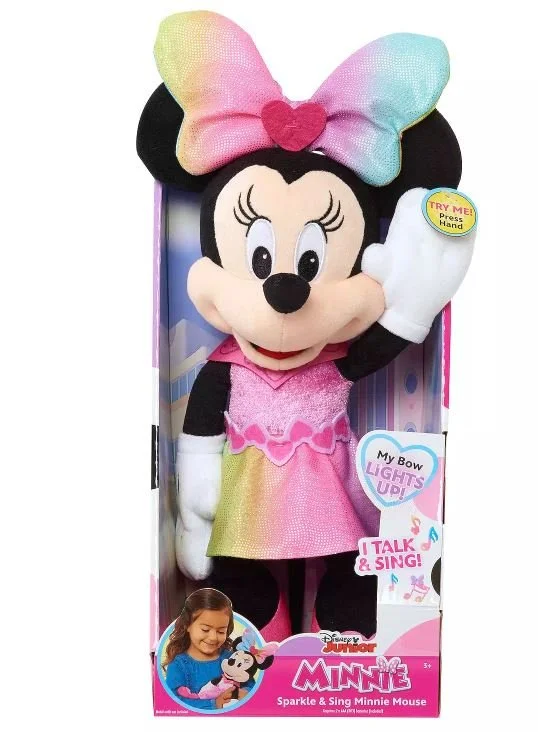 Adapted: Disney's Minnie Mouse Just Play Sparkle & Sing Plush