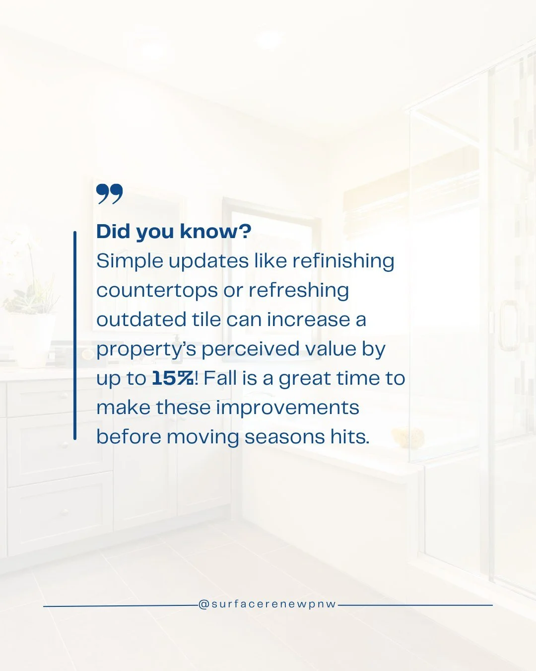 🍂 Fall is the perfect time to give your property a new look!
Simple updates can make a big difference in how potential tenants or buyers see your space. Increase your property’s appeal (and value) before the busy season hits.
Ready to get st