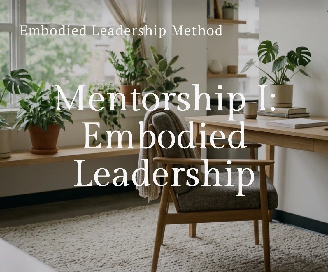 Mentorship I: Embodied Leadership Cohort 2 Begins