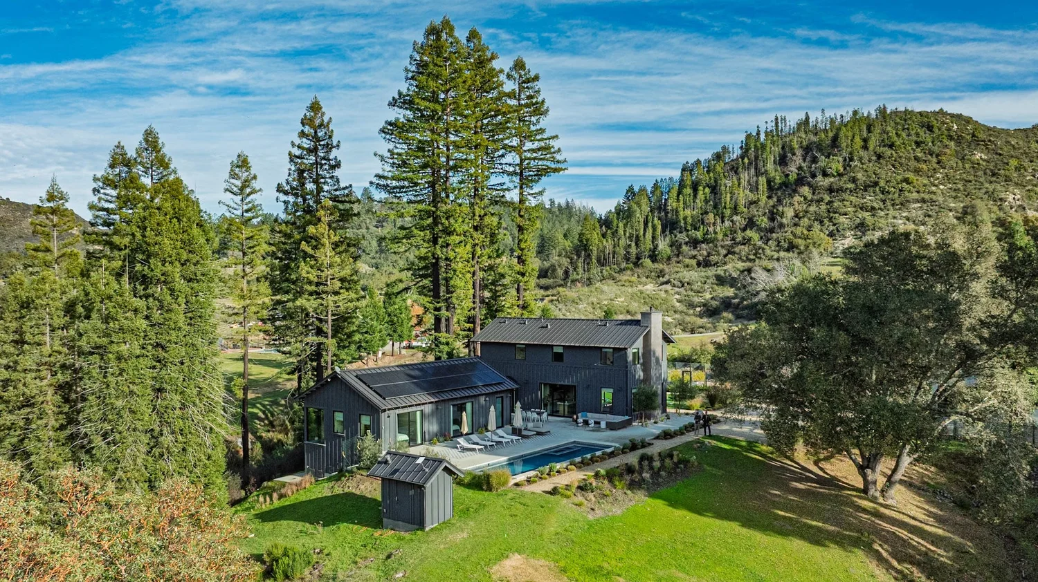 Kalla, a hilltop property in the Calistoga hills