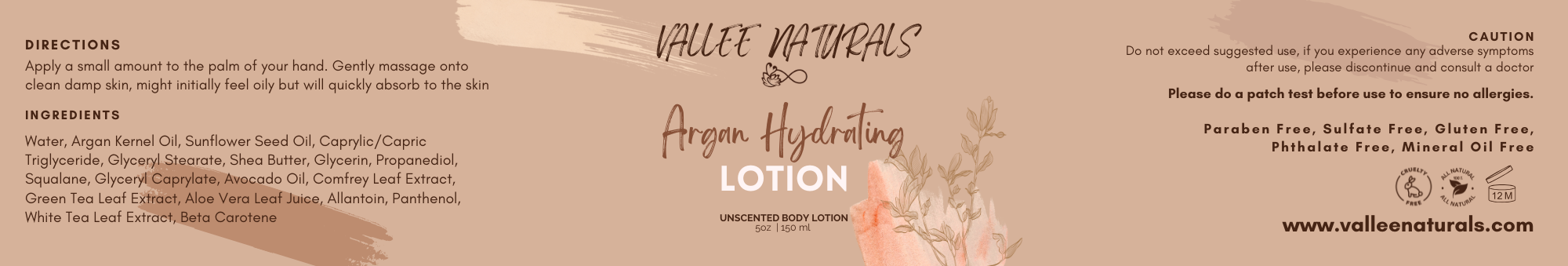 ARGAN LOTION 7.5 x 1.5 Label Collection.png