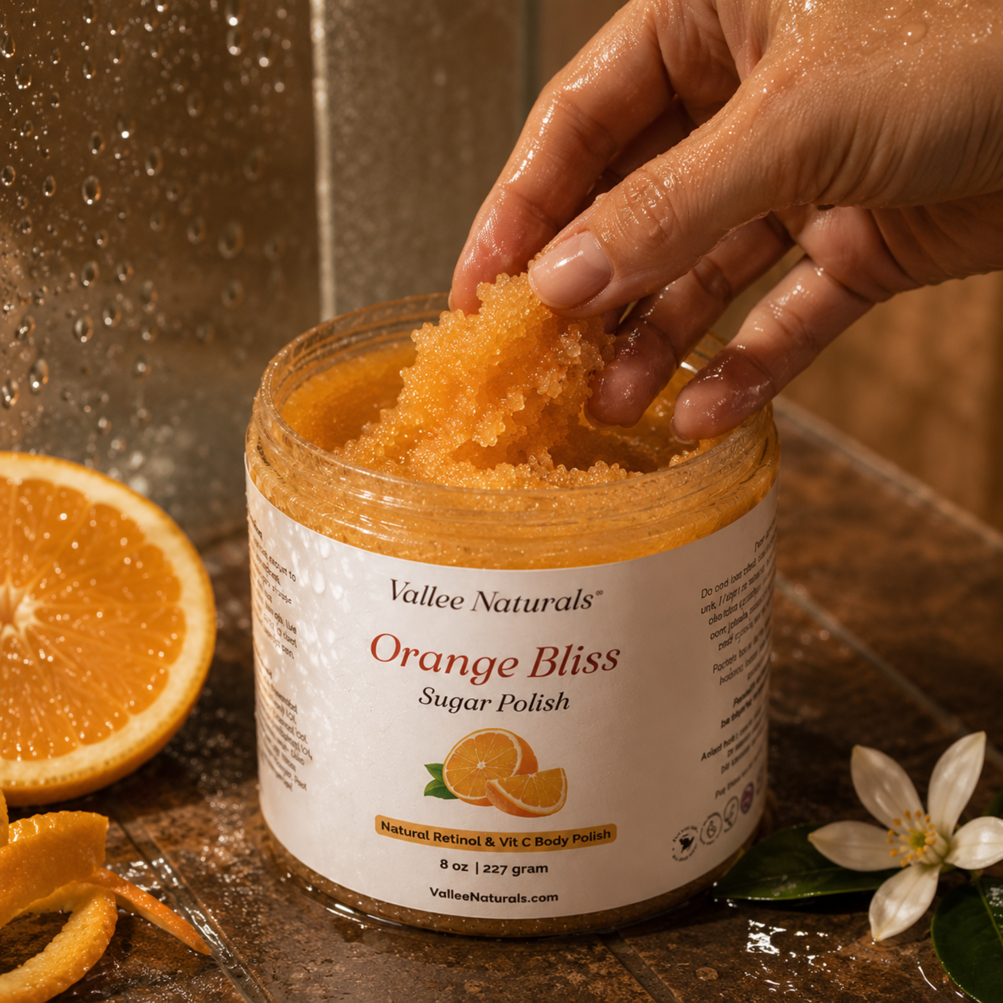 Orange Bliss Sugar Body Polish 8oz - Black Label Collection