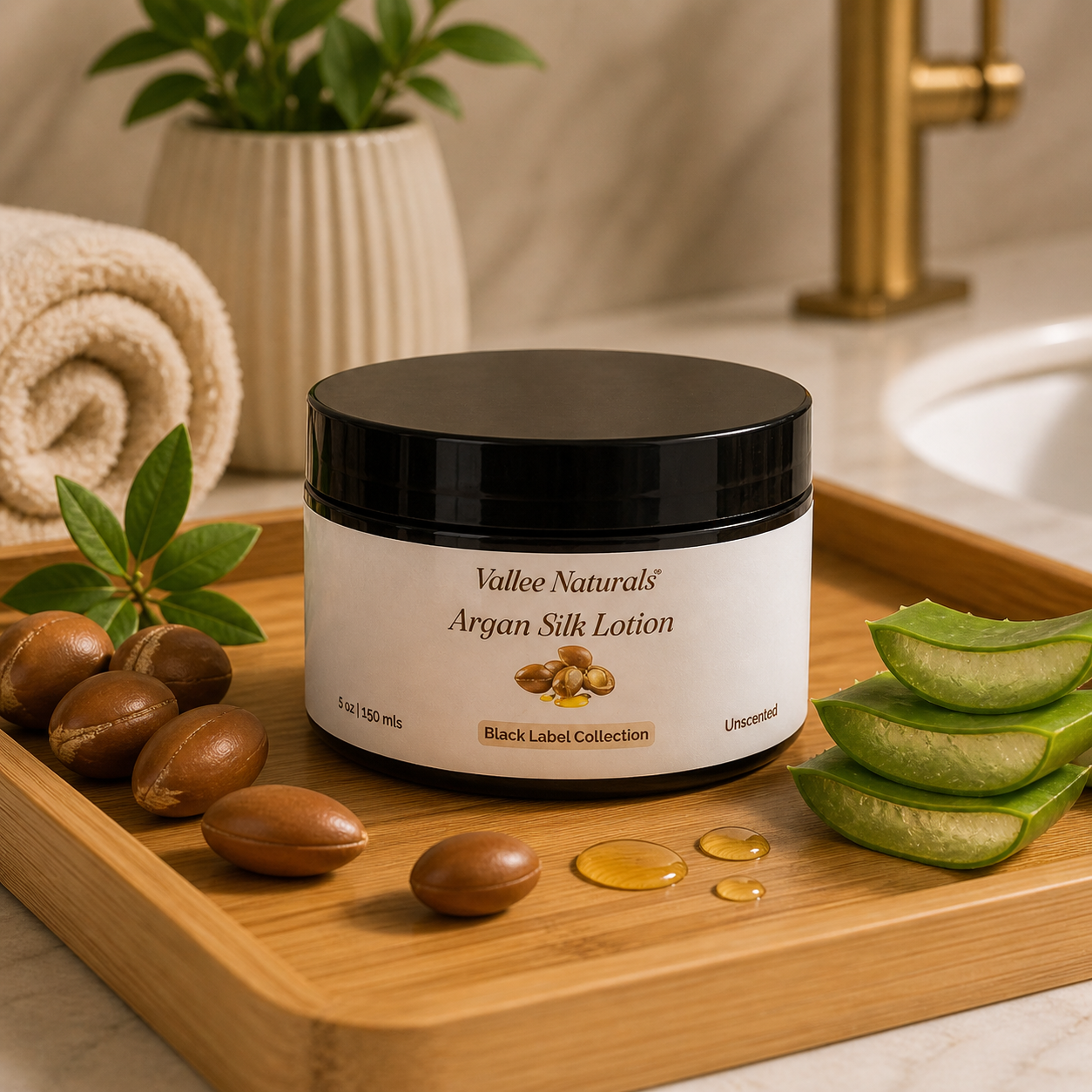 Argan Silk Lotion — Unscented
