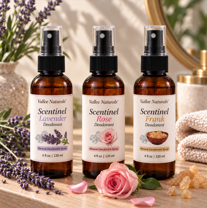Scentinel Mineral Deodorant Full Size + Travel Set