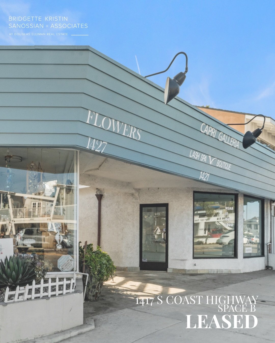 Just leased: 1417 South Coast Highway Space B! Congratulations to @bridgettekcre, @amckinley.properties &amp; @tibet_handicrafts_laguna! 

Space A is still available - 675 SF with standout PCH exposure and strong daily traffic