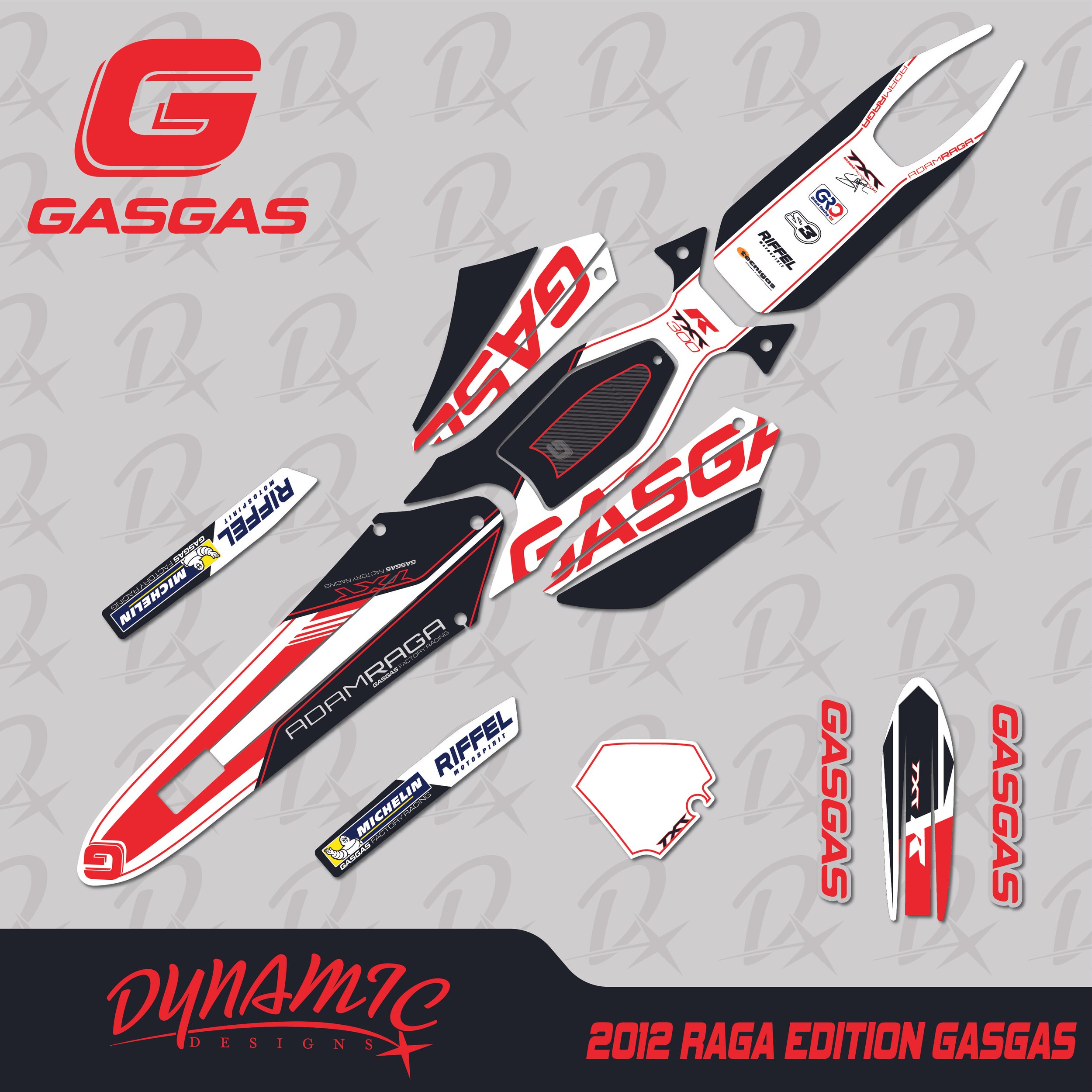 2012 Gas Gas RAGA Edition OEM Replica Kit
