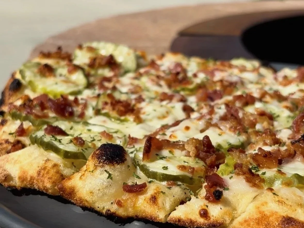 Pickle Bacon Pizza