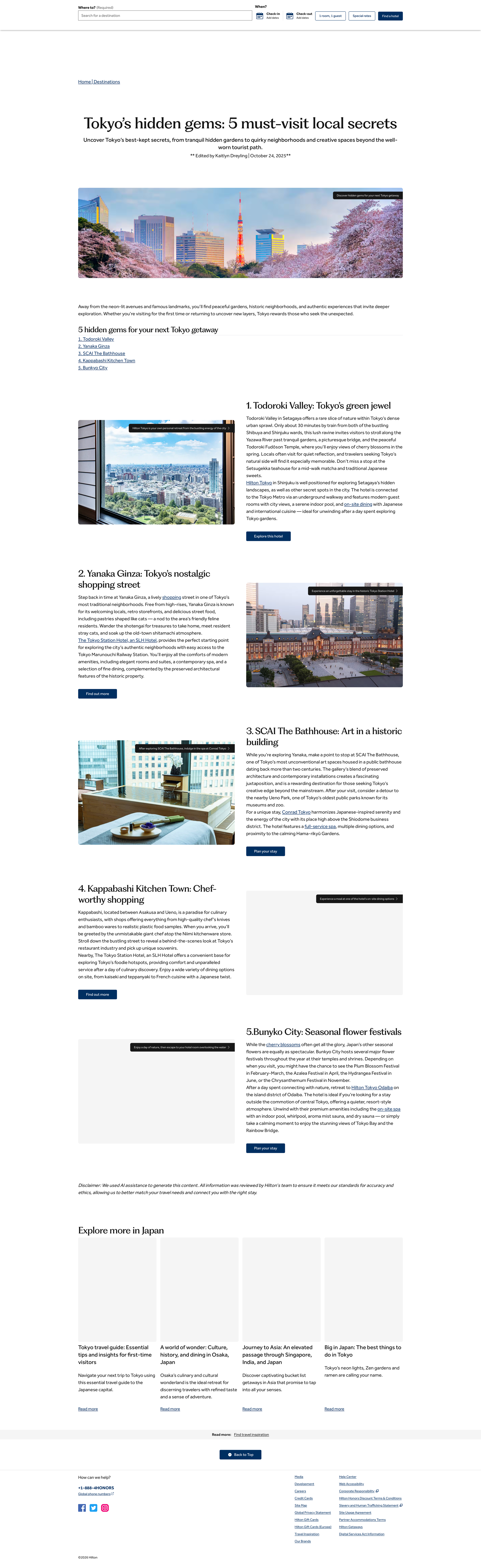 Tokyo’s hidden gems: 5 must-visit local secrets | Travel | Hilton.png