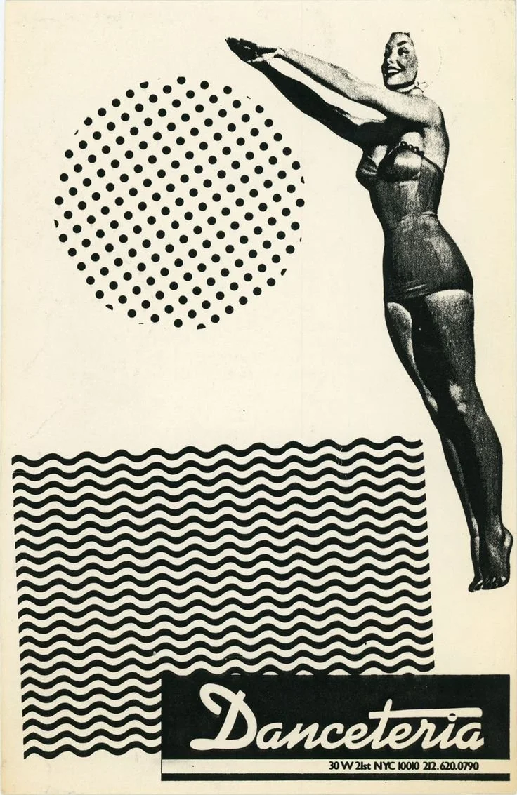 Gallery 98 _ Danceteria, No Reservations, Brian Saltern, Patricia Fields, Card, 1982.jpeg