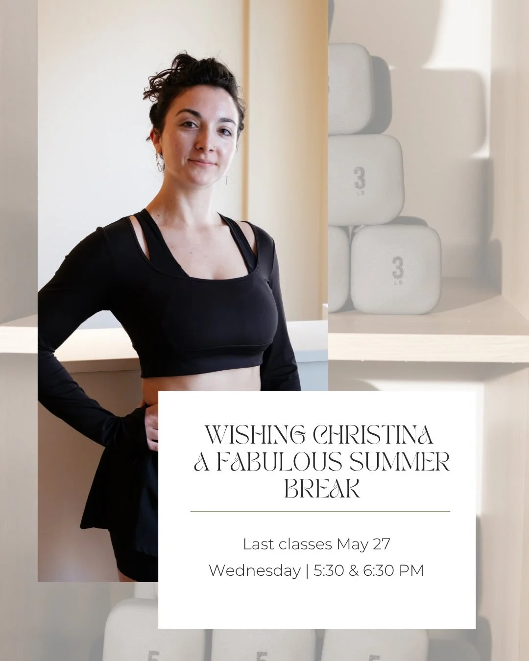 Wednesday update at BHOM ✨

May 27 will be Christina&rsquo;s final Wednesday night classes before she heads into a much deserved summer break! We are endlessly thankful for the amazing energy and passion she has brought to our community and these cla
