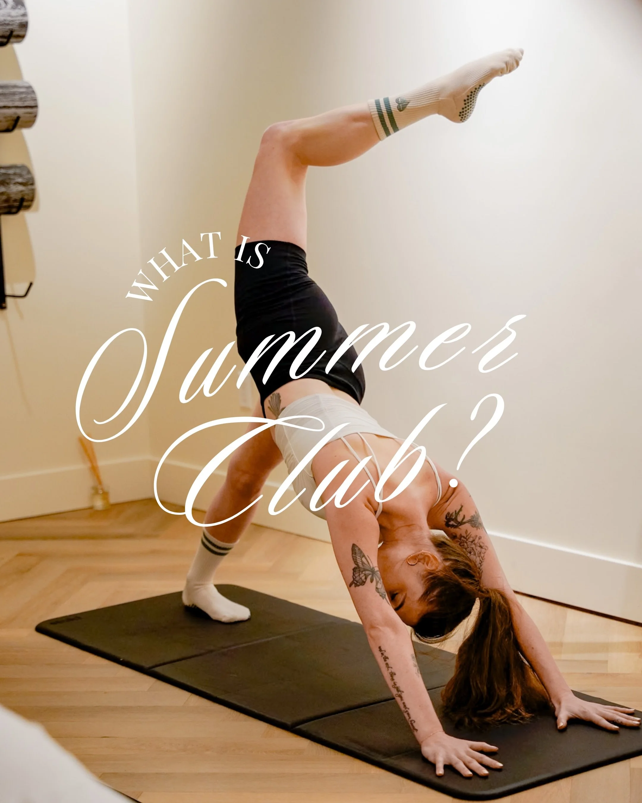 2 classes a week all summer long.
That&rsquo;s what Summer Club gives you.

No contracts.
No pressure.
No &lsquo;start over in September.&rsquo;

Just movement that keeps you connected to yourself all summer long.

☀️ 16 classes
☀️ June 21&ndash;Sept