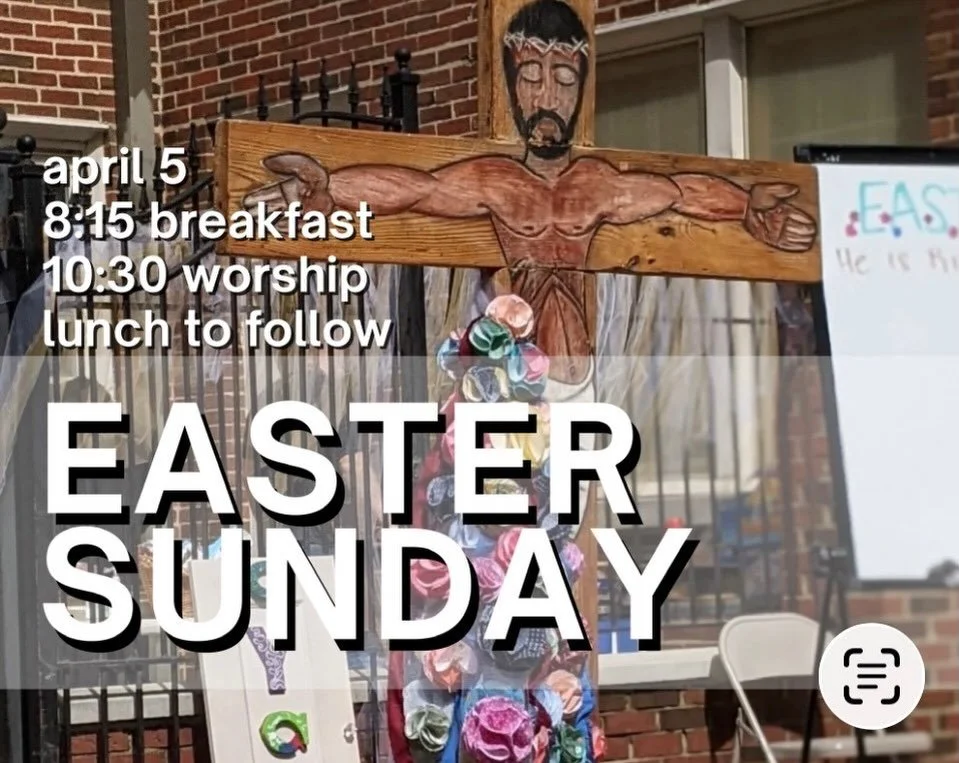 Christ is risen! Alleluia! Come celebrate the resurrection with our little community!