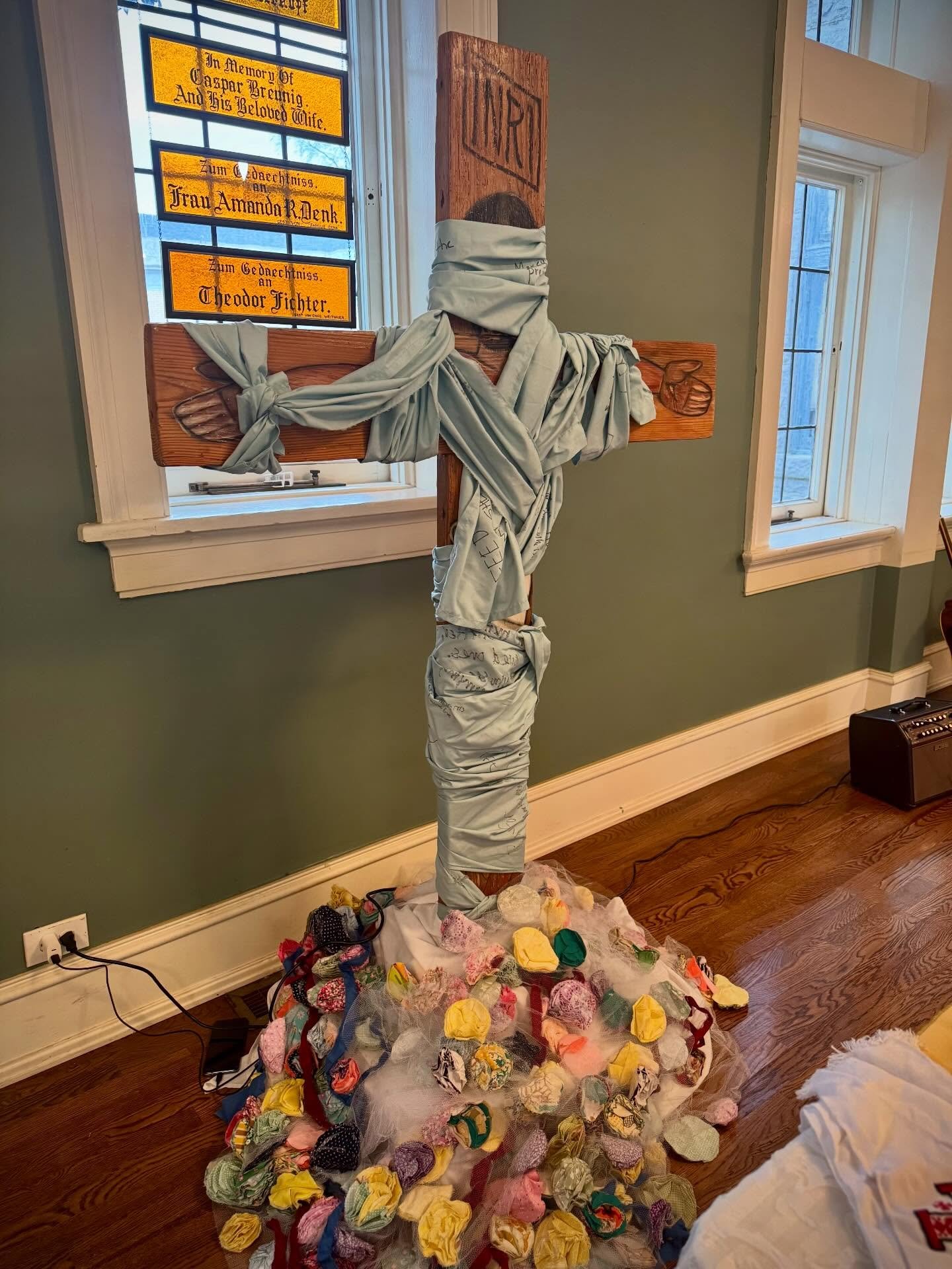 We celebrated a powerful and prayerful Easter this past Sunday with our community&mdash;sharing breakfast, art-making, worship, and a table overflowing for all (including an indoor egg hunt)!

We reminded one another 
that the resurrection 
that chan