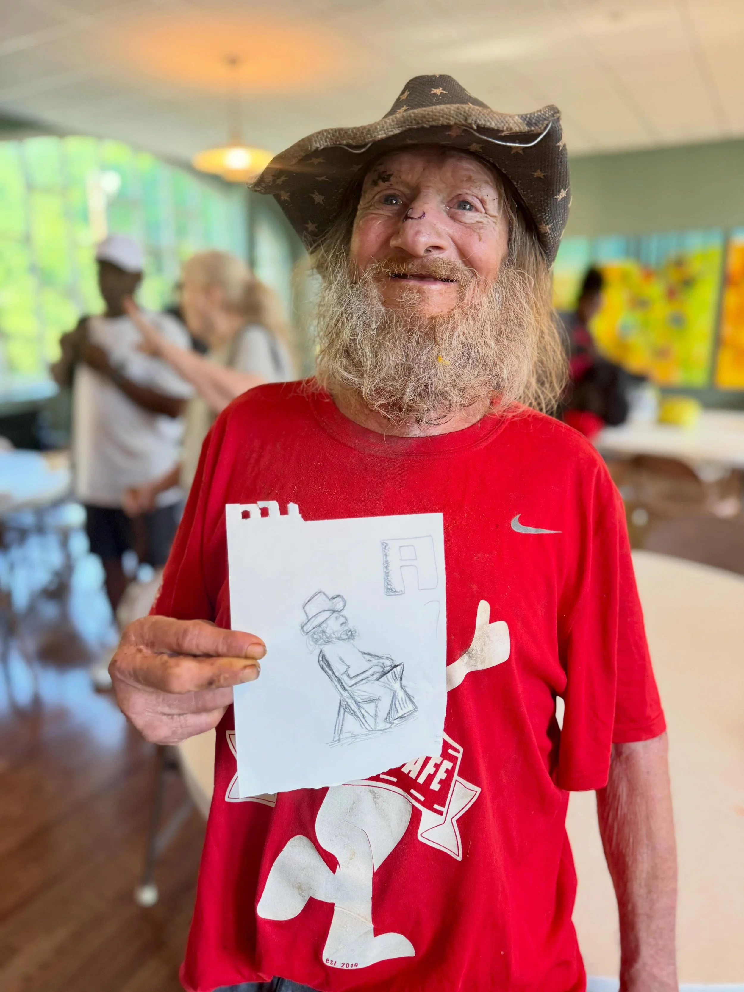 We had a joyful Sunday&mdash;full of the abundant life God gives: hearty meals, sweet songs, lively conversations, and vibrant art! 

Come on out, y&rsquo;all, and join the joy this Sunday!  #mercychurchatl #atlanta #revolutionoflove