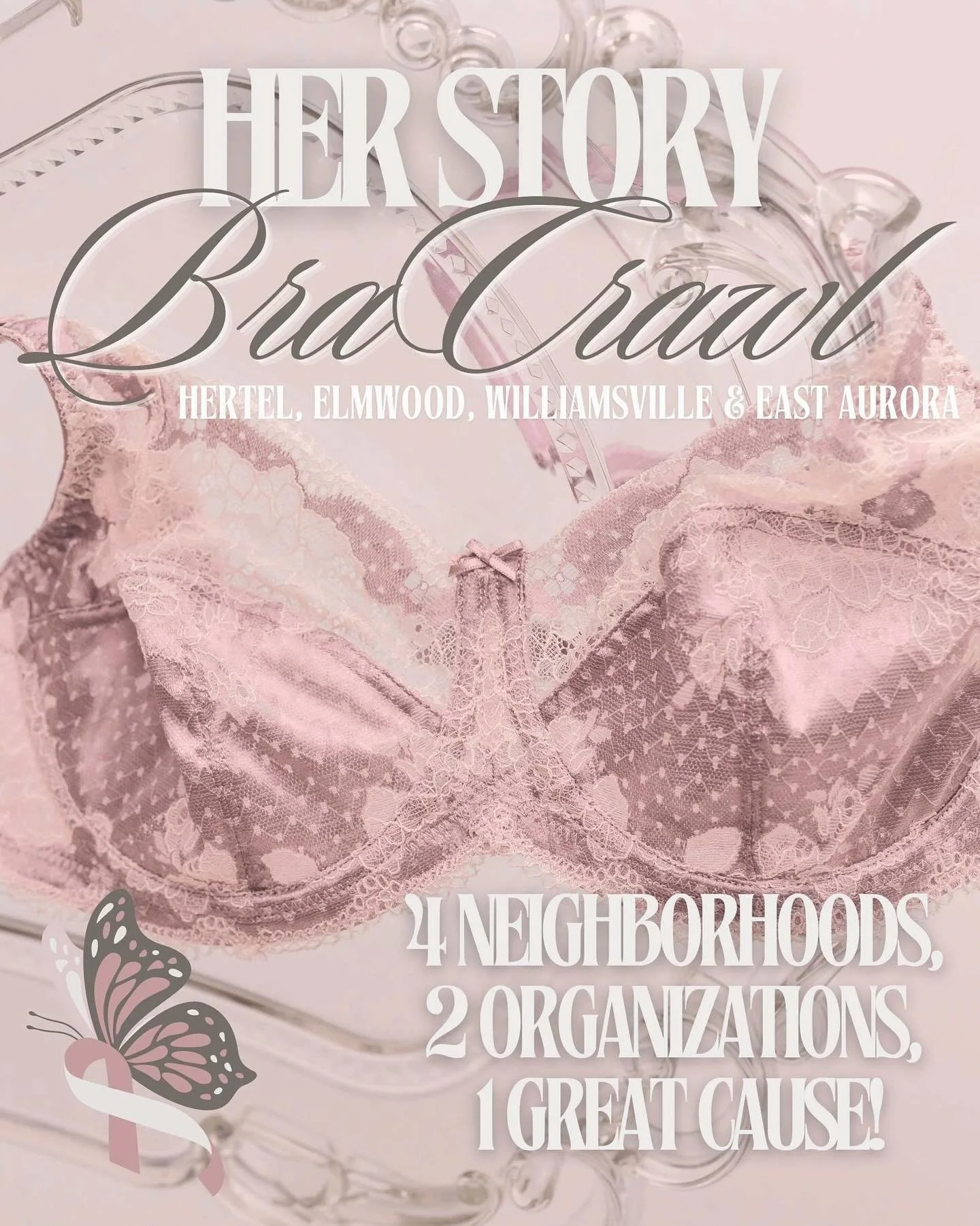 We are honored to be a part of the #bracrawl campaign organized by @herstorybuffalo to benefit @hopechestbflo & @bcnbuffalo 
POP in between 10/18-10/31 to each of the stores that are part of the crawl in Williamsville, East Aurora, on Hertel, an
